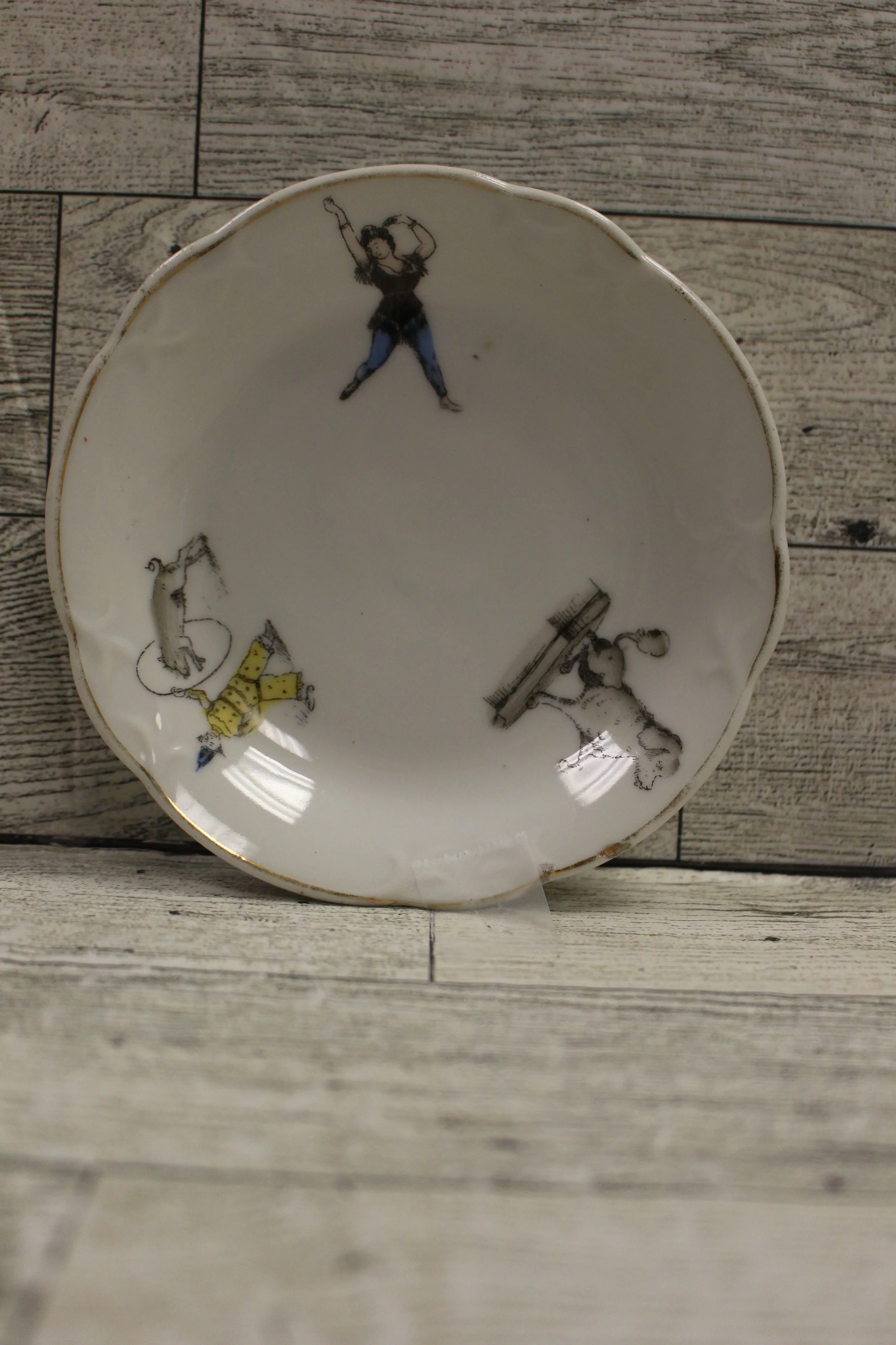 Vintage Antique German Children's Dinnerware Set - Circus Theme - Used - Image 2