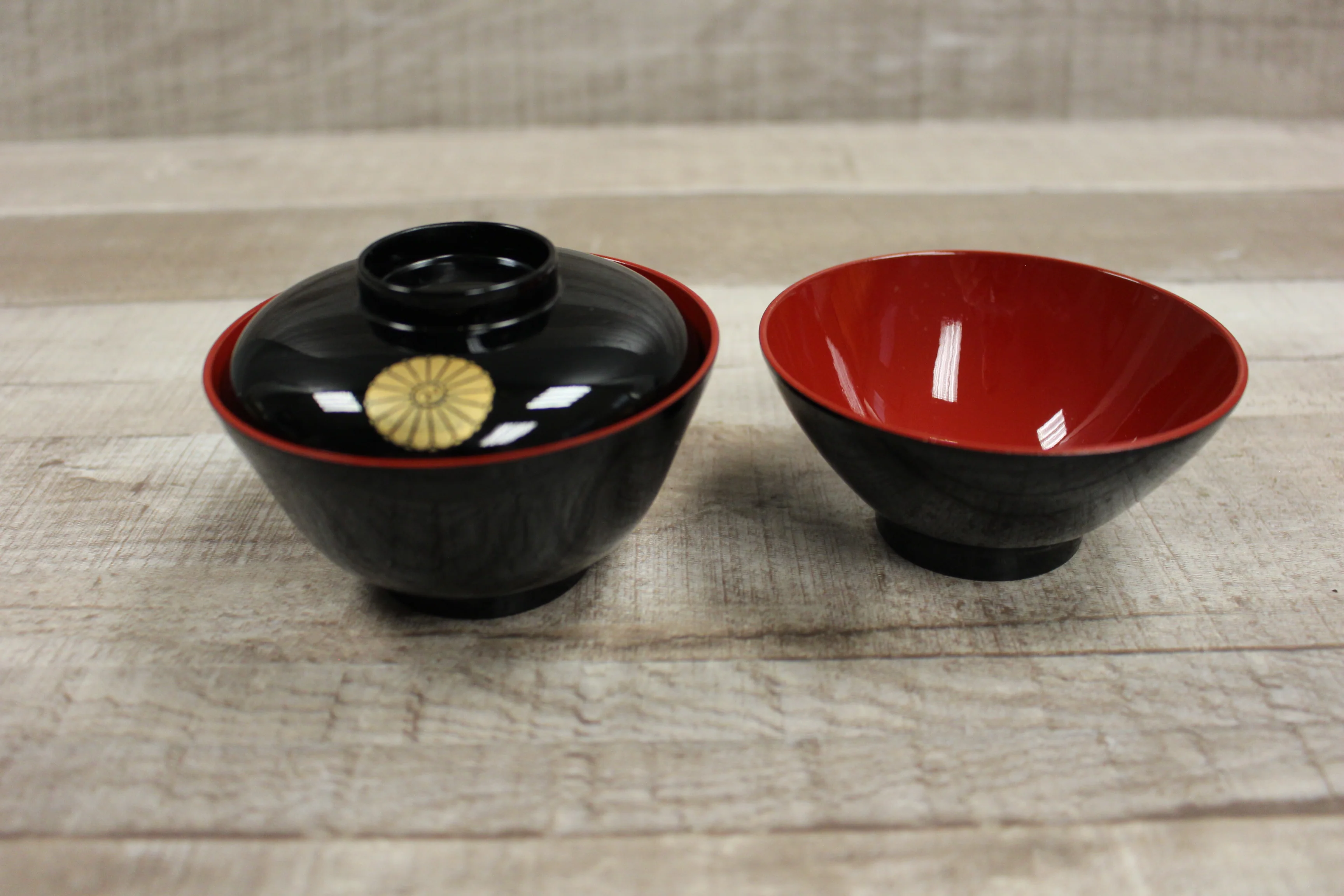 Vintage Asian Dinner Set -Red -Used - Image 6