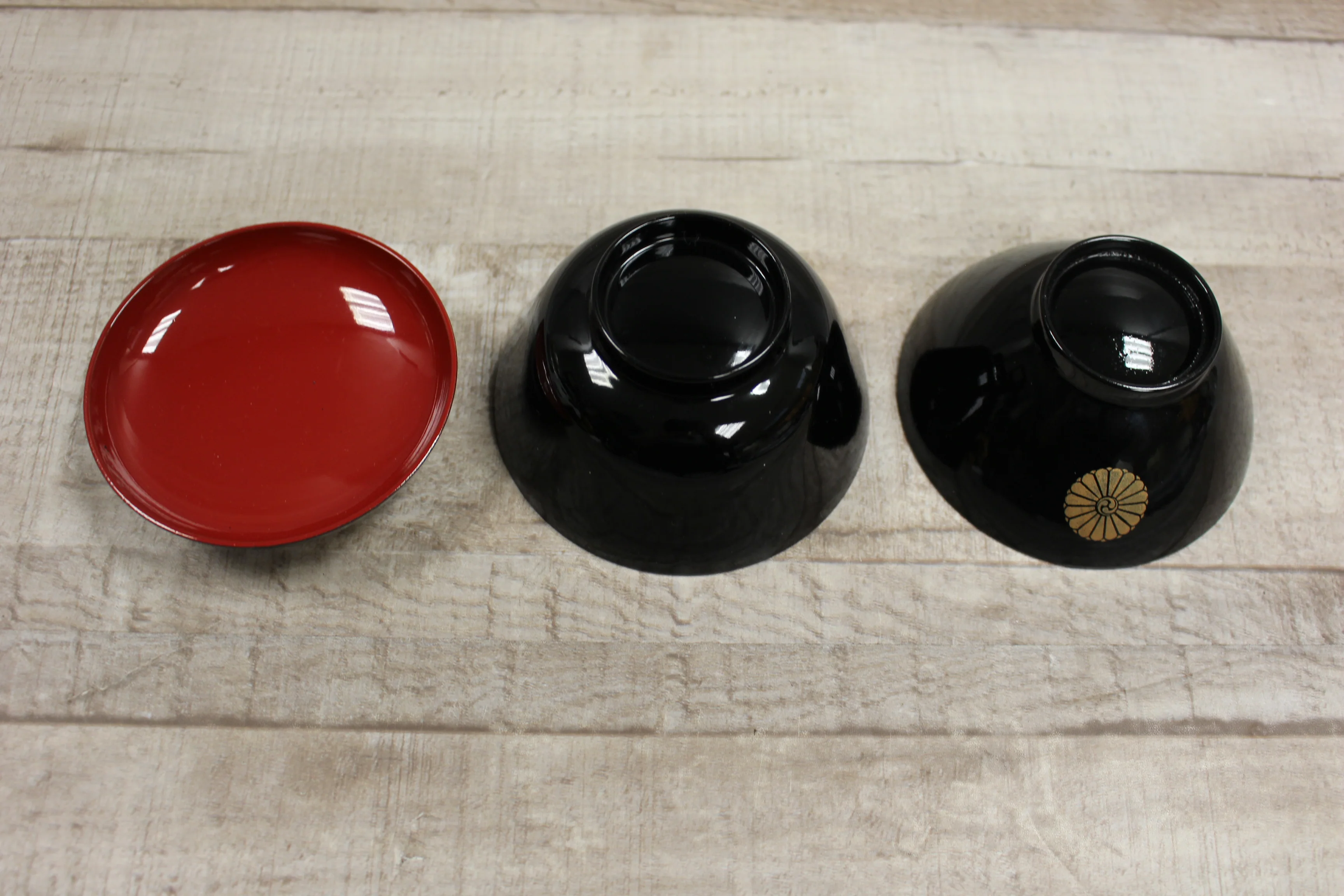 Vintage Asian Dinner Set -Red -Used - Image 8