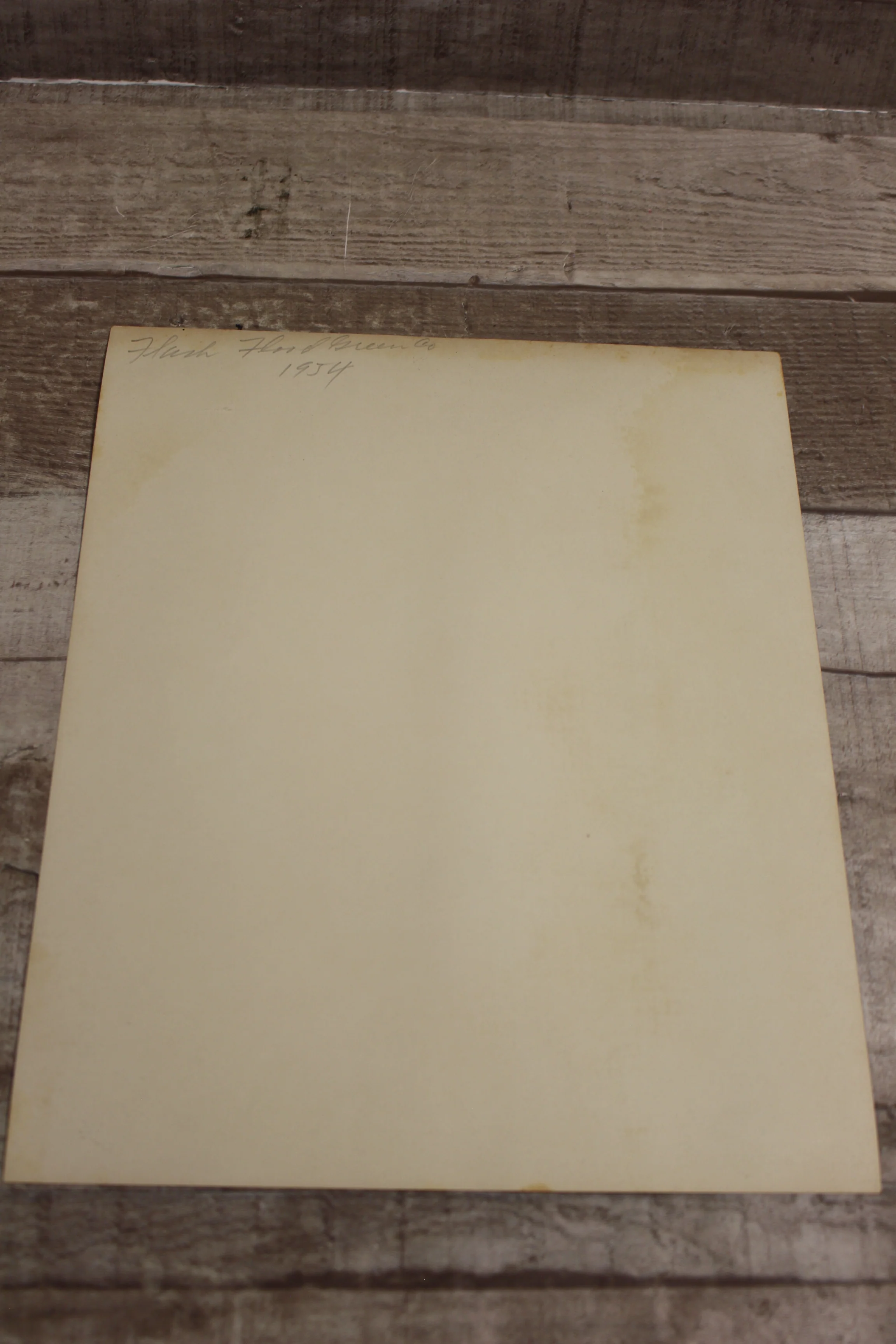 Vintage Authentic and Original Flood Damage Photo -Used - Image 2