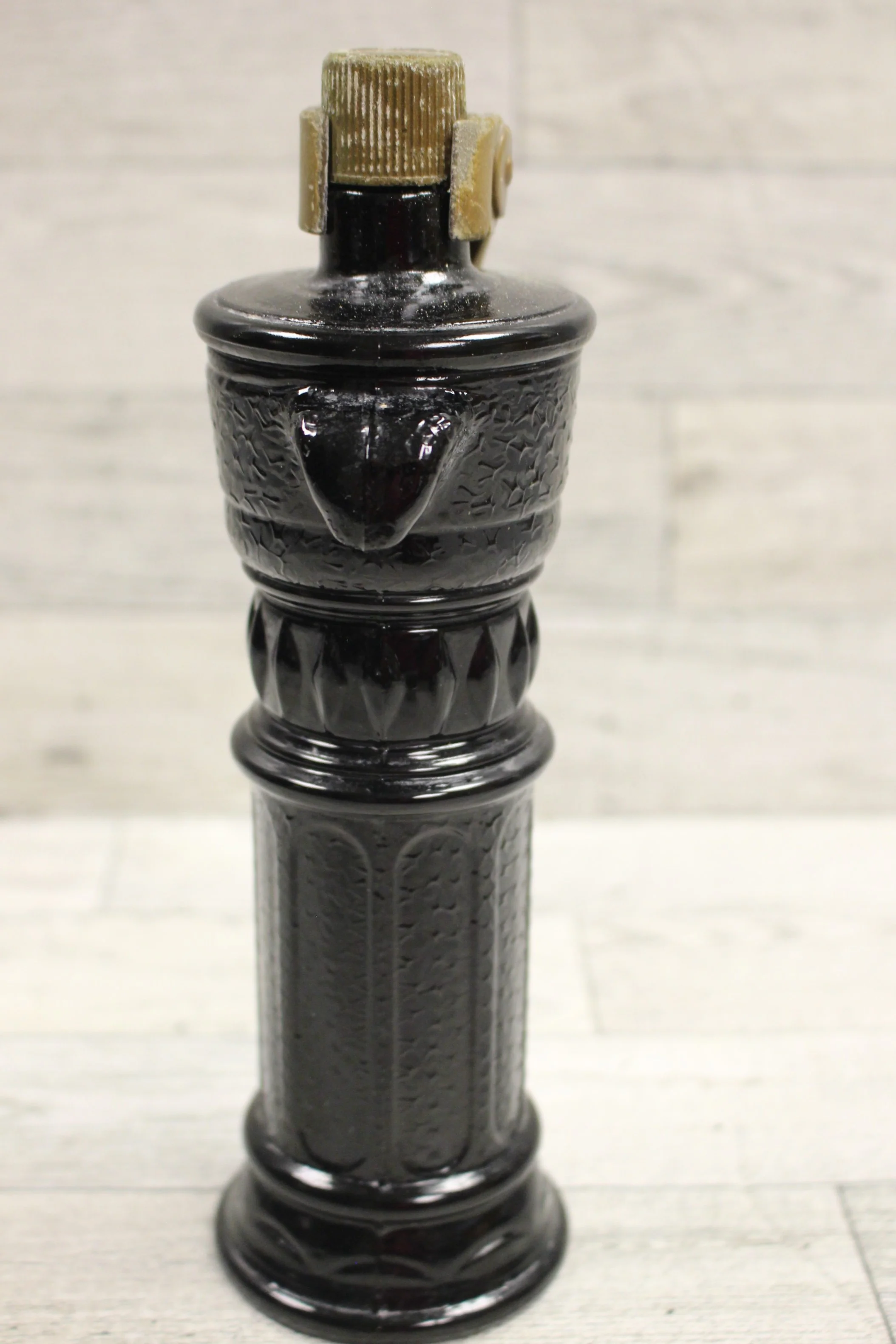 Vintage Avon Brown Glass Water Pump Glass Decanter - Used - Image 2