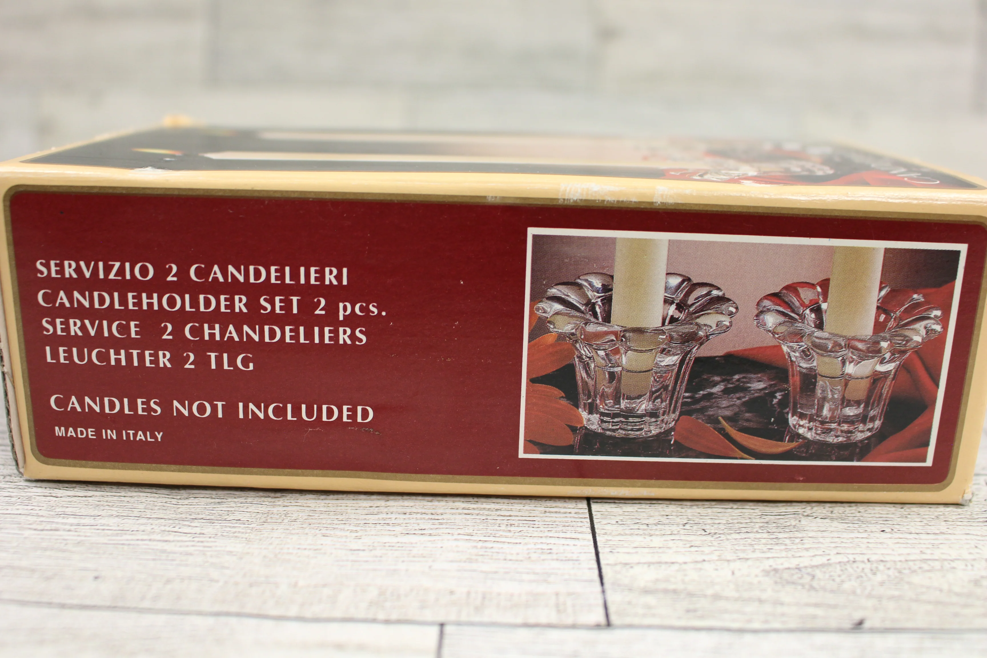 Vintage Borgonovo Queen Taper Candle Holder - Set of 2 - New - Image 6
