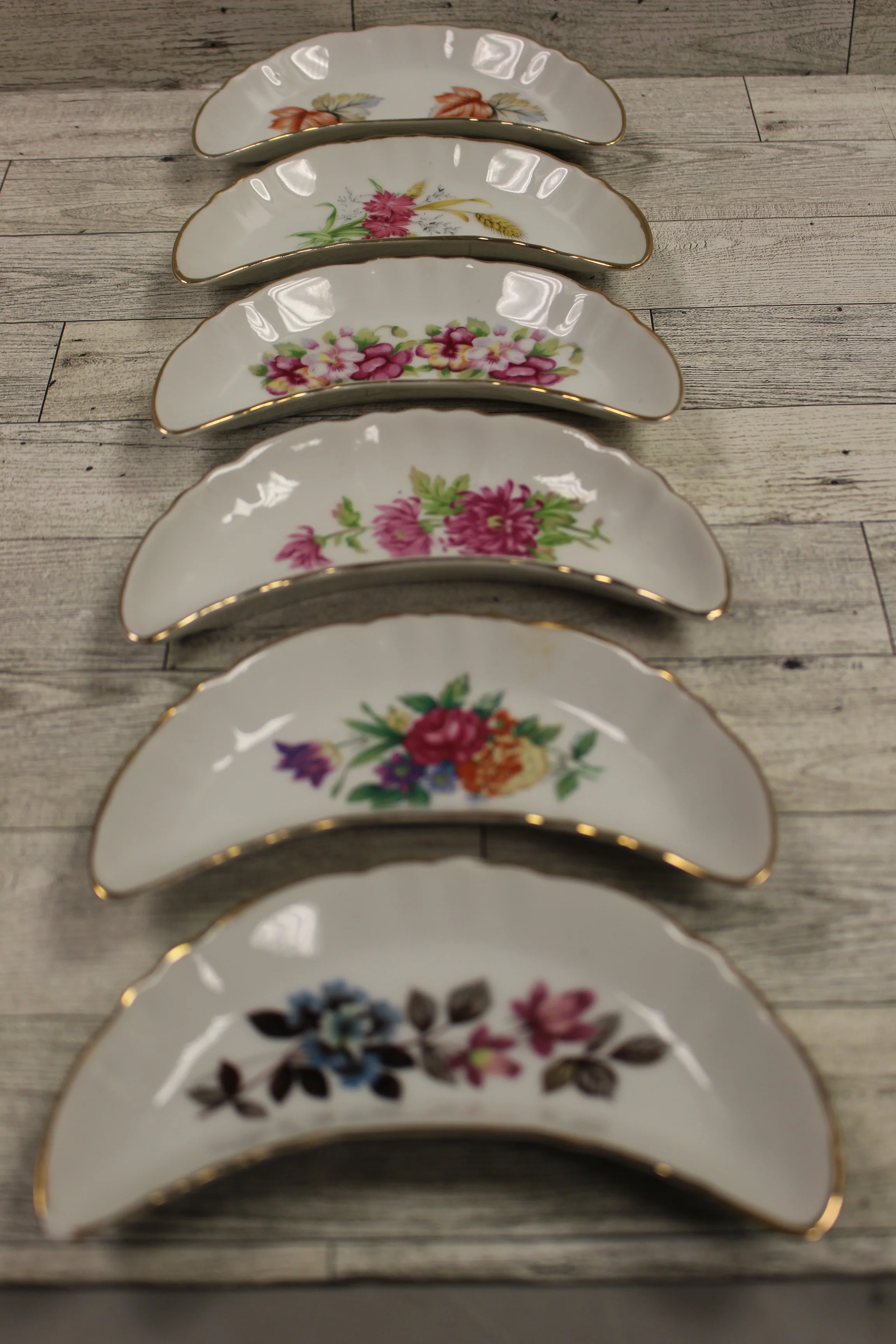 Vintage Chadwick Moon Crescent Shape Bowls - Used