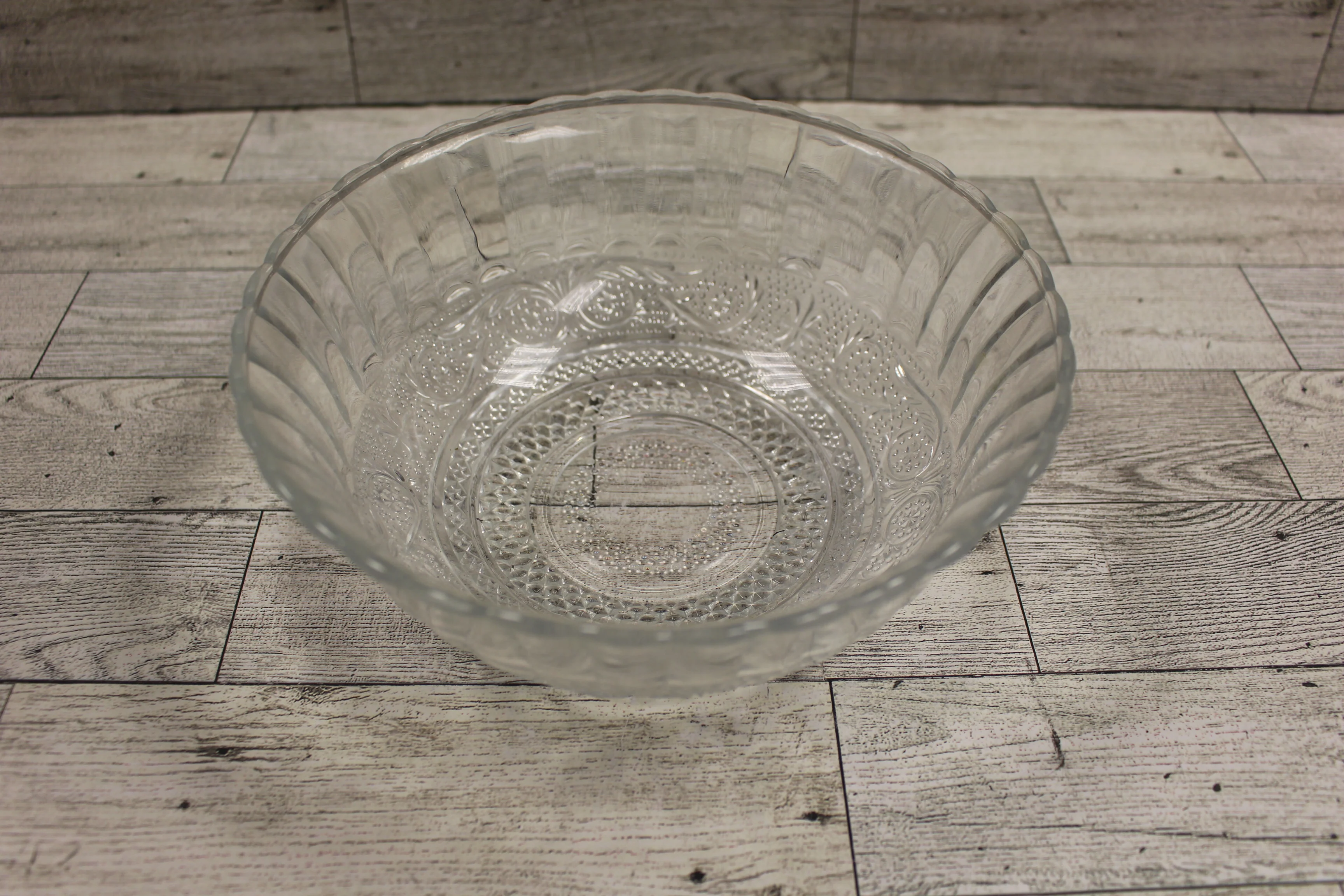Vintage Cut Glass Bowl - 7-1/2" Wide - Used