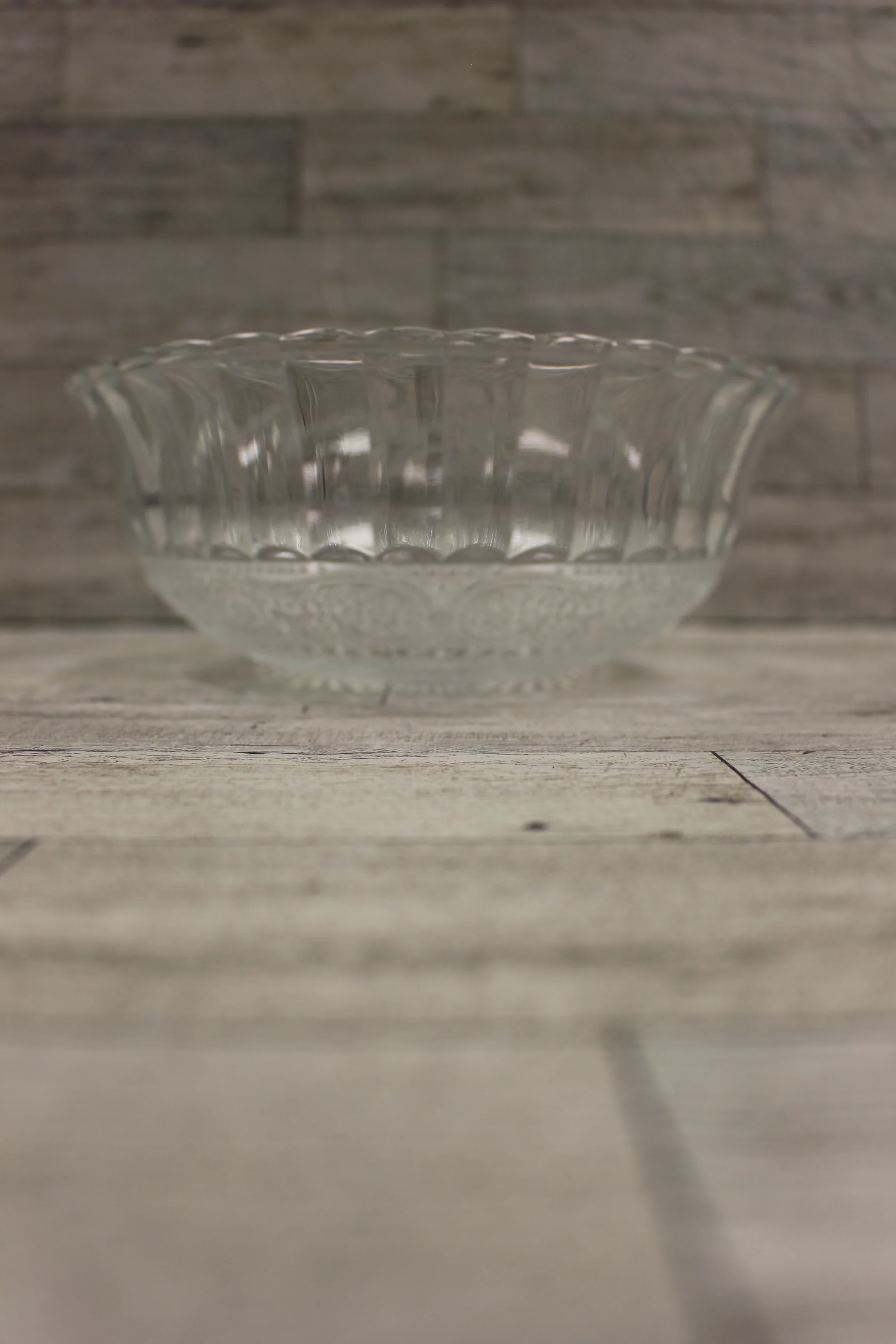 Vintage Cut Glass Bowl - 7-1/2" Wide - Used - Image 2
