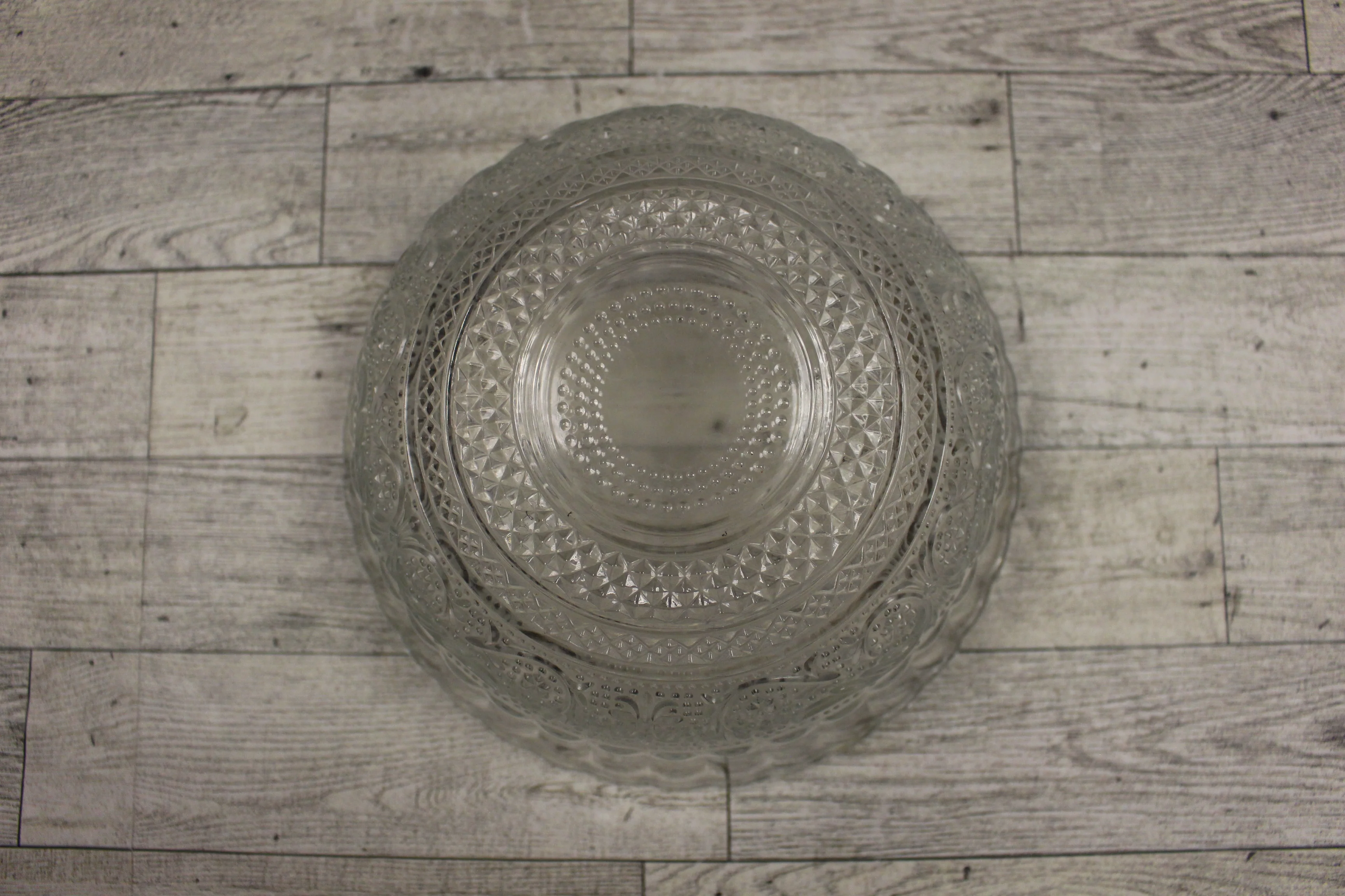 Vintage Cut Glass Bowl - 7-1/2" Wide - Used - Image 3