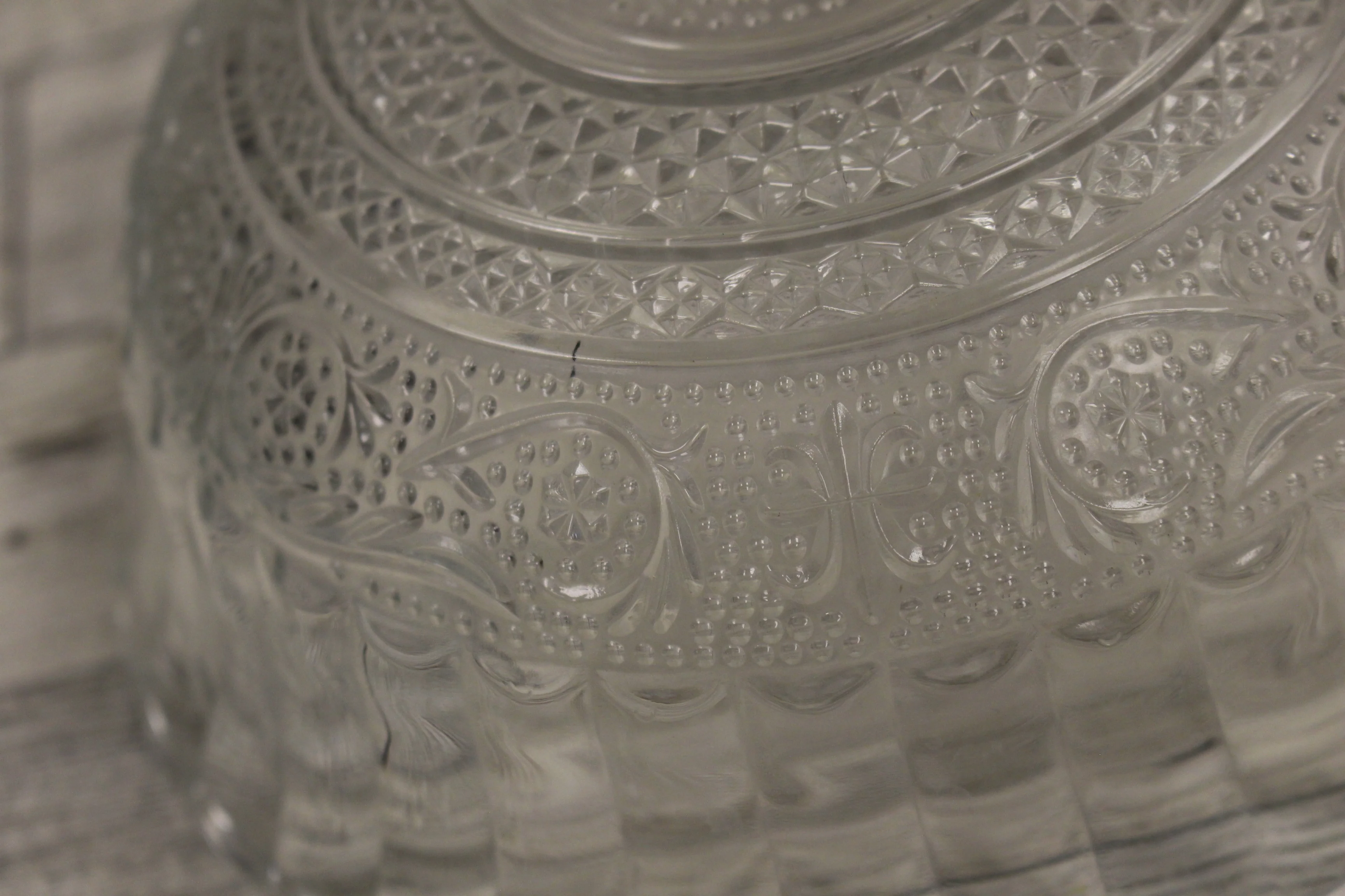 Vintage Cut Glass Bowl - 7-1/2" Wide - Used - Image 4