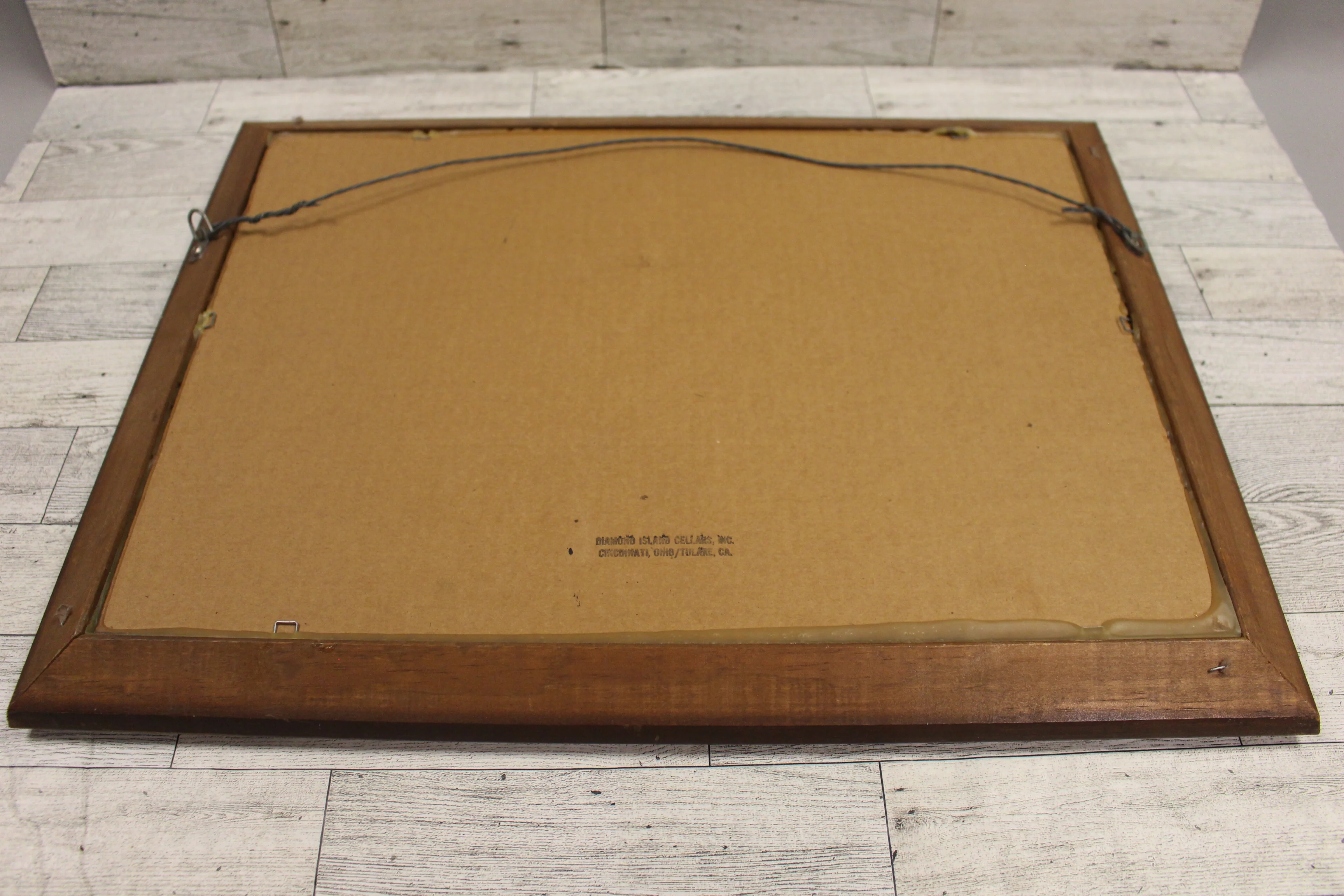 Vintage Diamond Coolers Framed Bar Sign -19" X 14.5" - Island Cellars - Used - Image 6