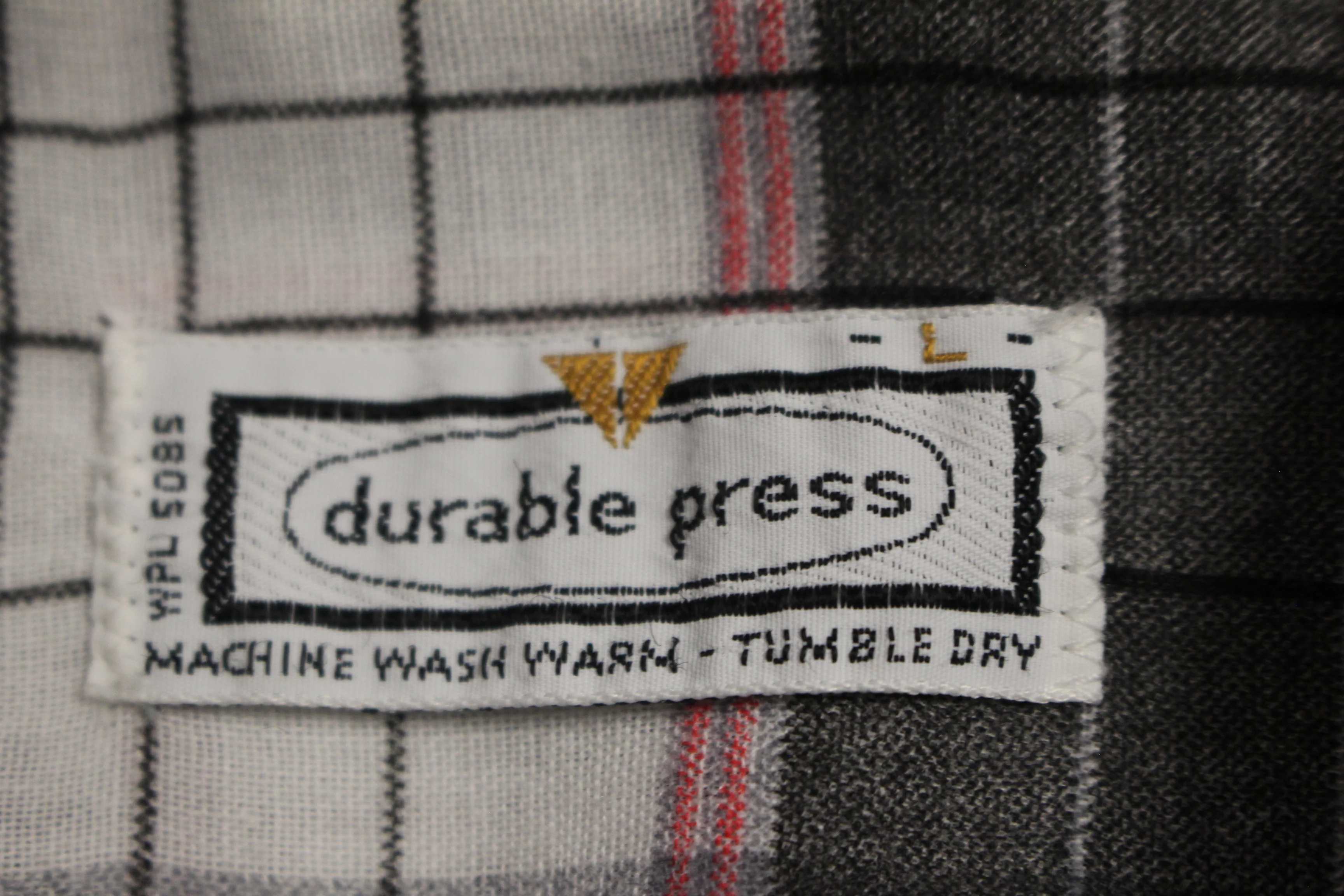 Vintage Durable Press Men's Plaid Shirt - Large - Used - Image 3