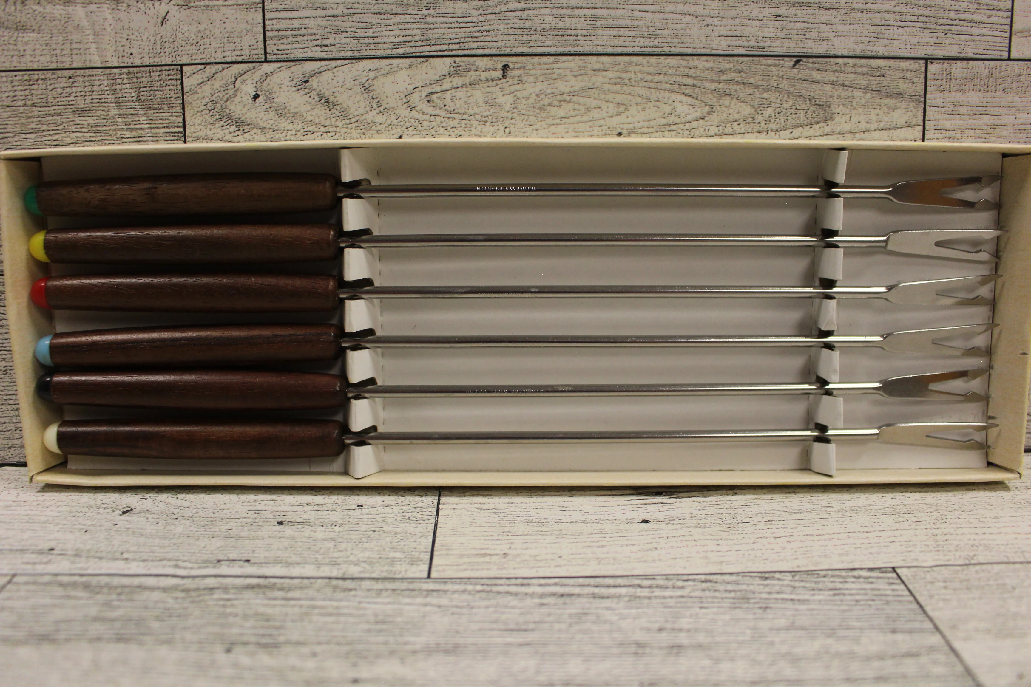 Vintage Fondue Fork Set - Set of 6 - Used - Image 9