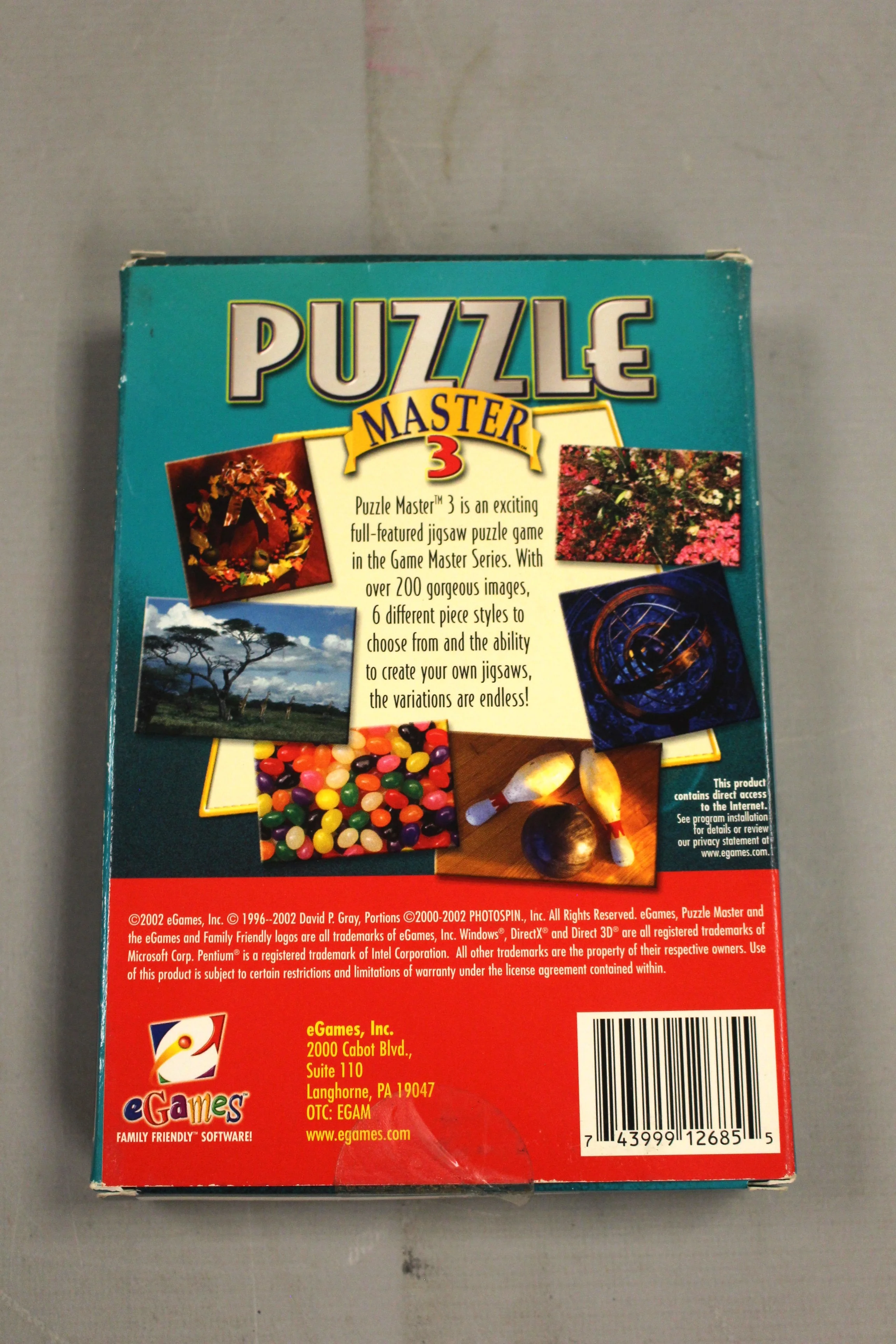 Vintage Game Master Series - Puzzle Master 3 PC Game - Used - Image 2