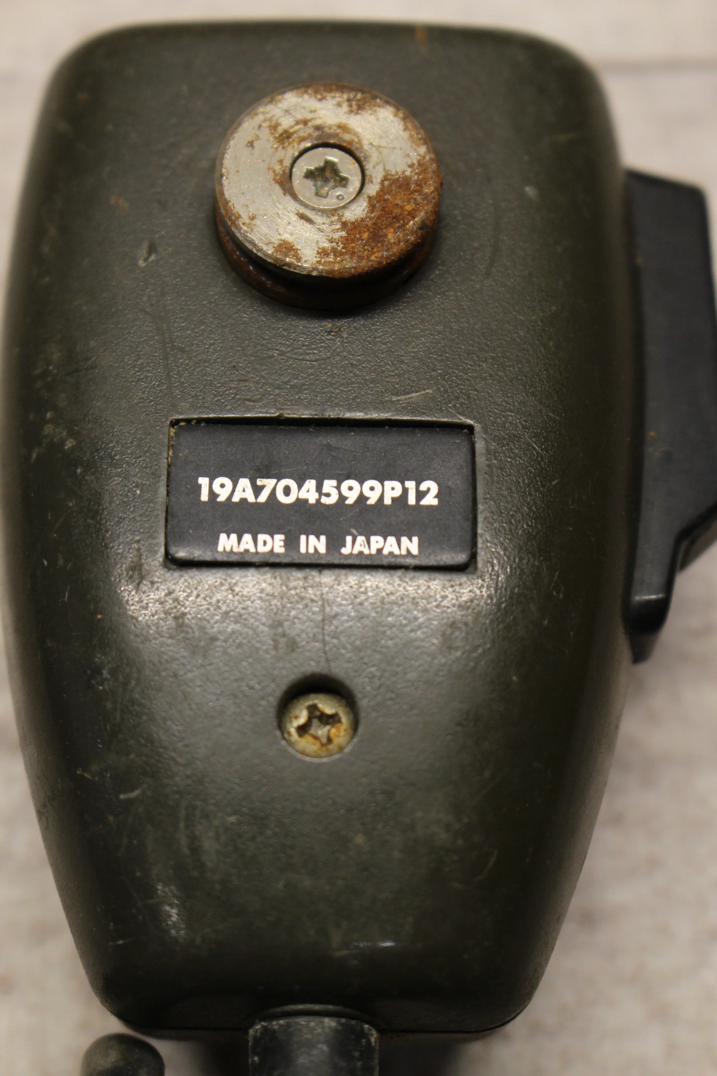 Vintage General Electric Radio Mic -Black -Used - Image 3