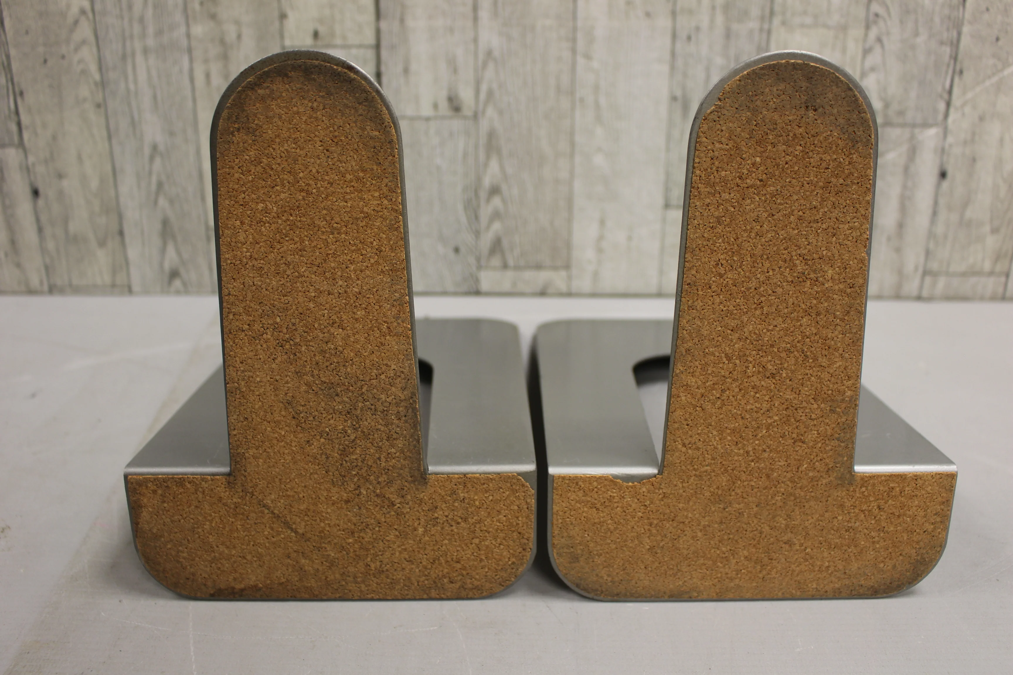 Vintage Gray Metal Bookend - Set of 2 - Used - Image 5