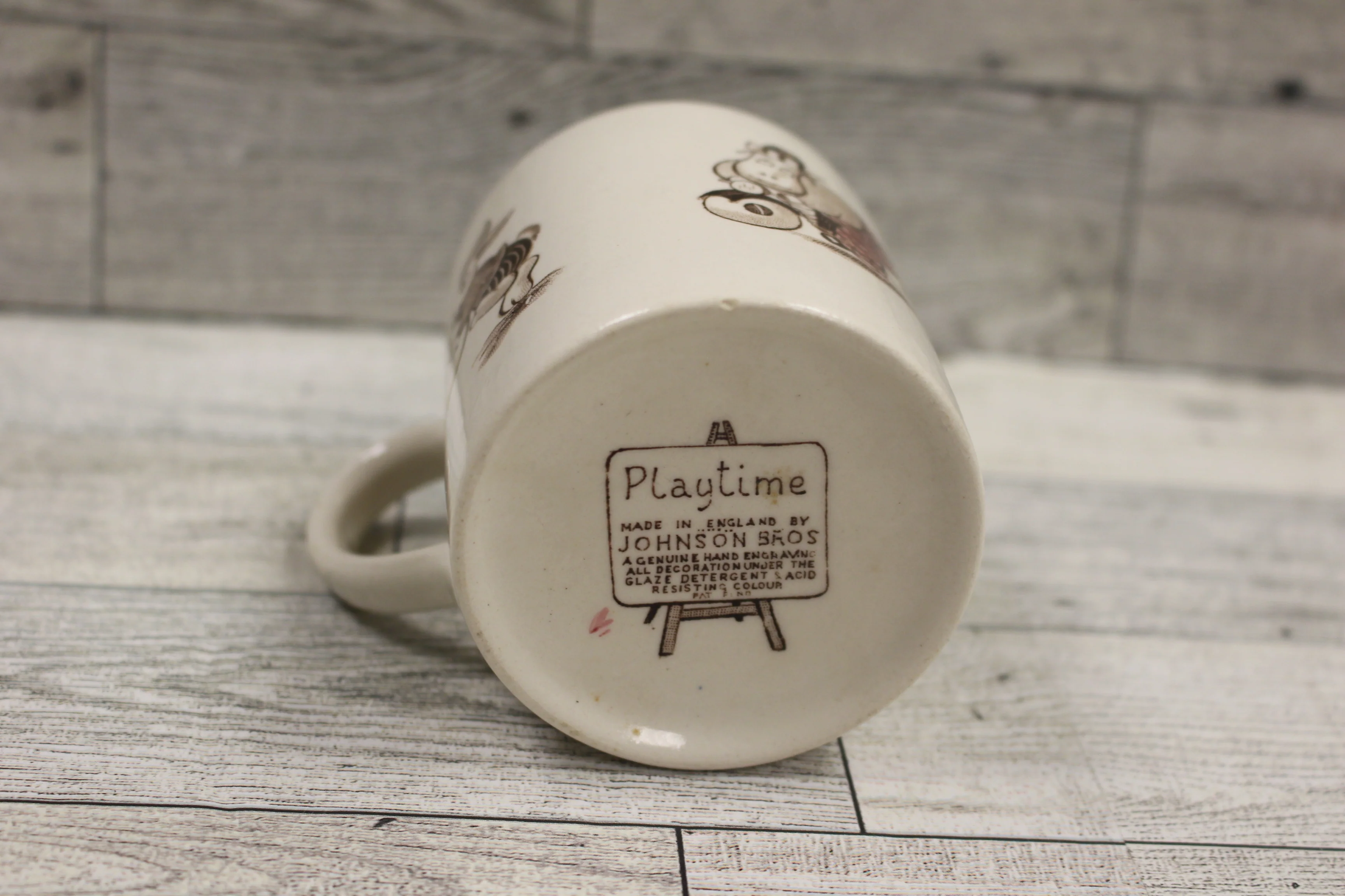 Vintage Johnson Brothers Playtime Whimsical Childs Cup - Used - Image 2