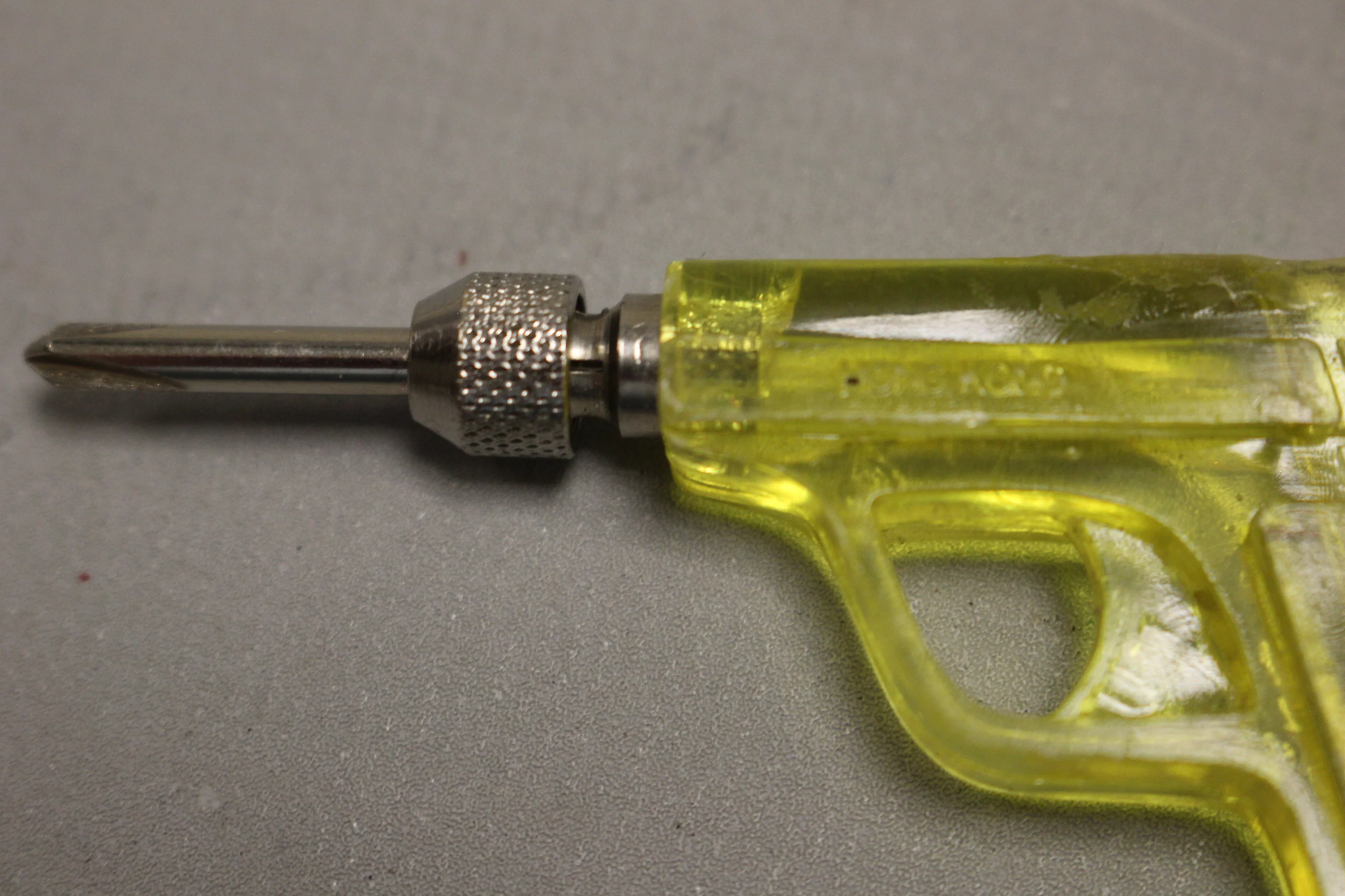 Vintage KS Pistol Gun Screwdriver Set - 3 pc Multi Tool - Yellow - Used - Image 5