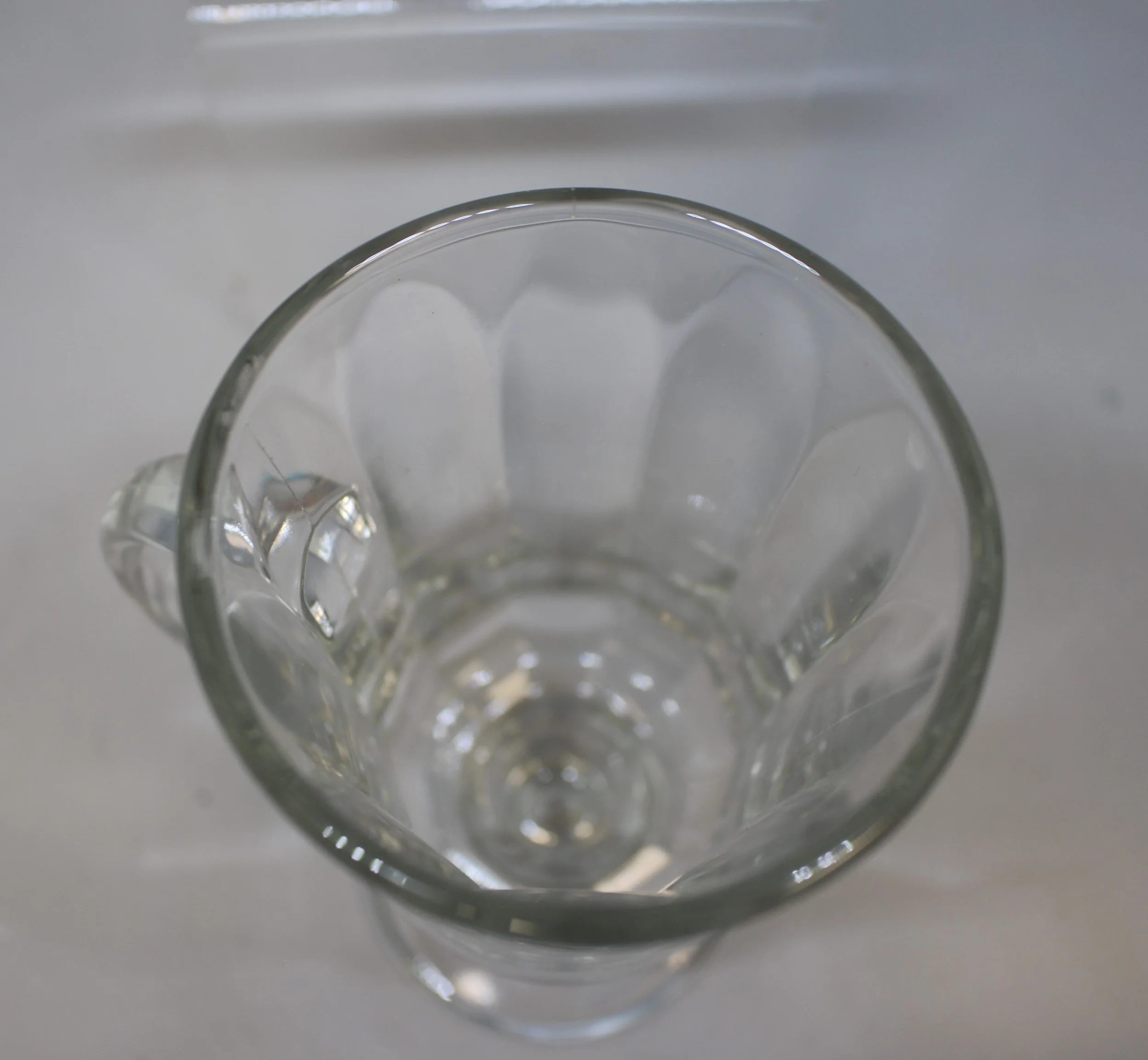 Vintage Libby Irish Coffee Clear Pedestal Footed Glass Mugs - 6" Tall - Used - Image 2