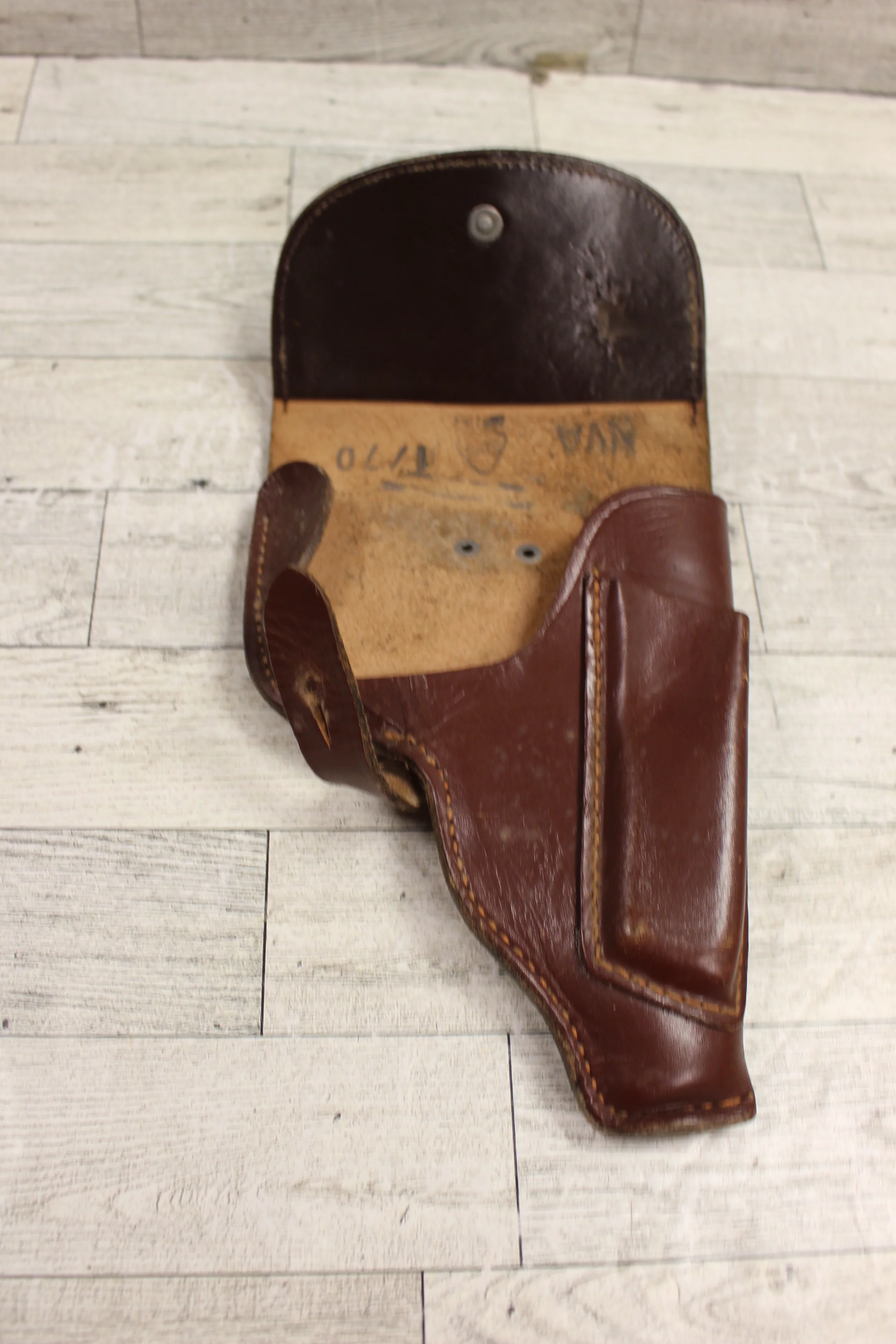Vintage Makarov Flap Leather Holster - 1408/1678 NVA DAMW - Used - Image 3