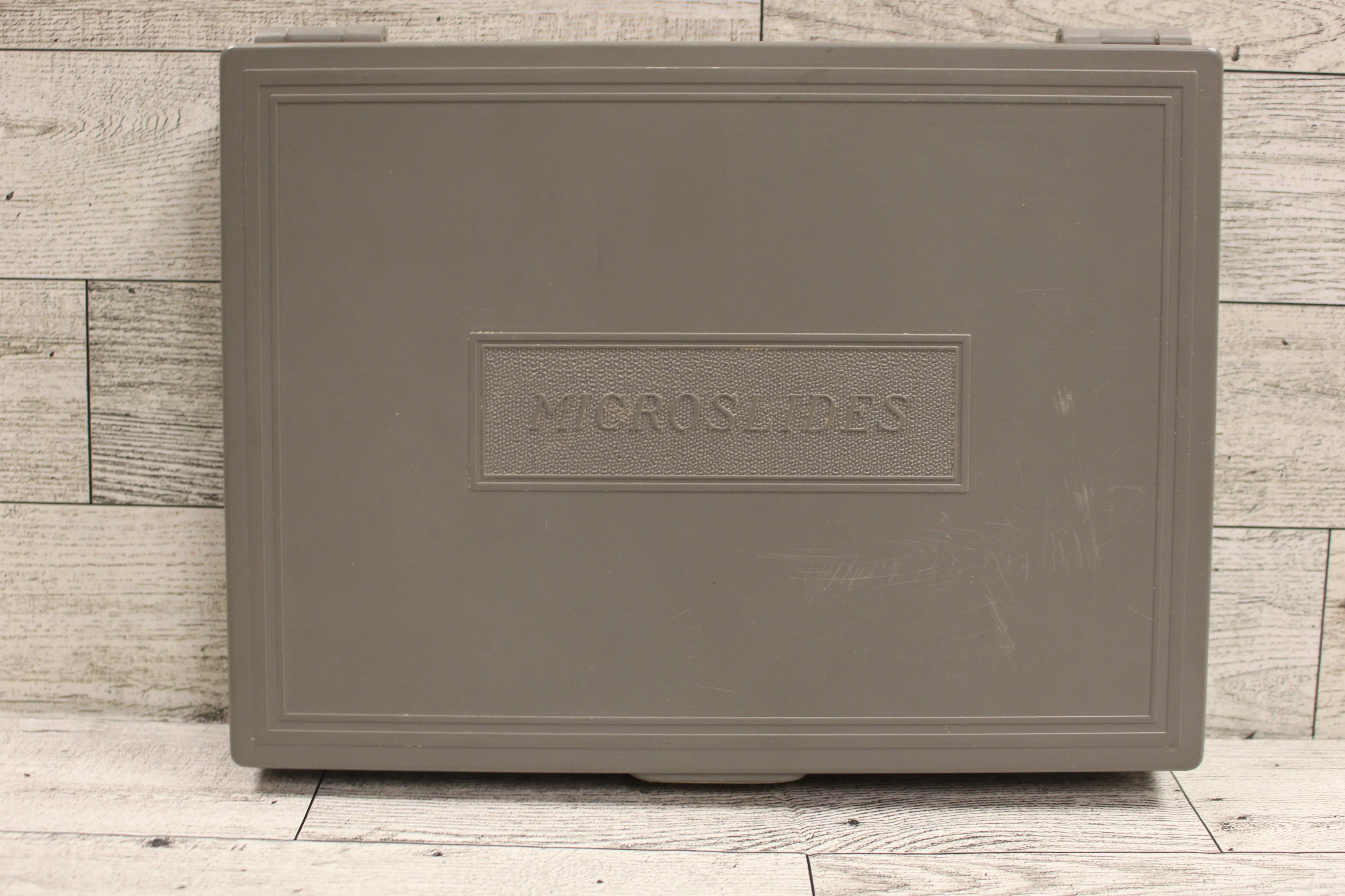 Vintage Microscope Microslides Storage Case - Used