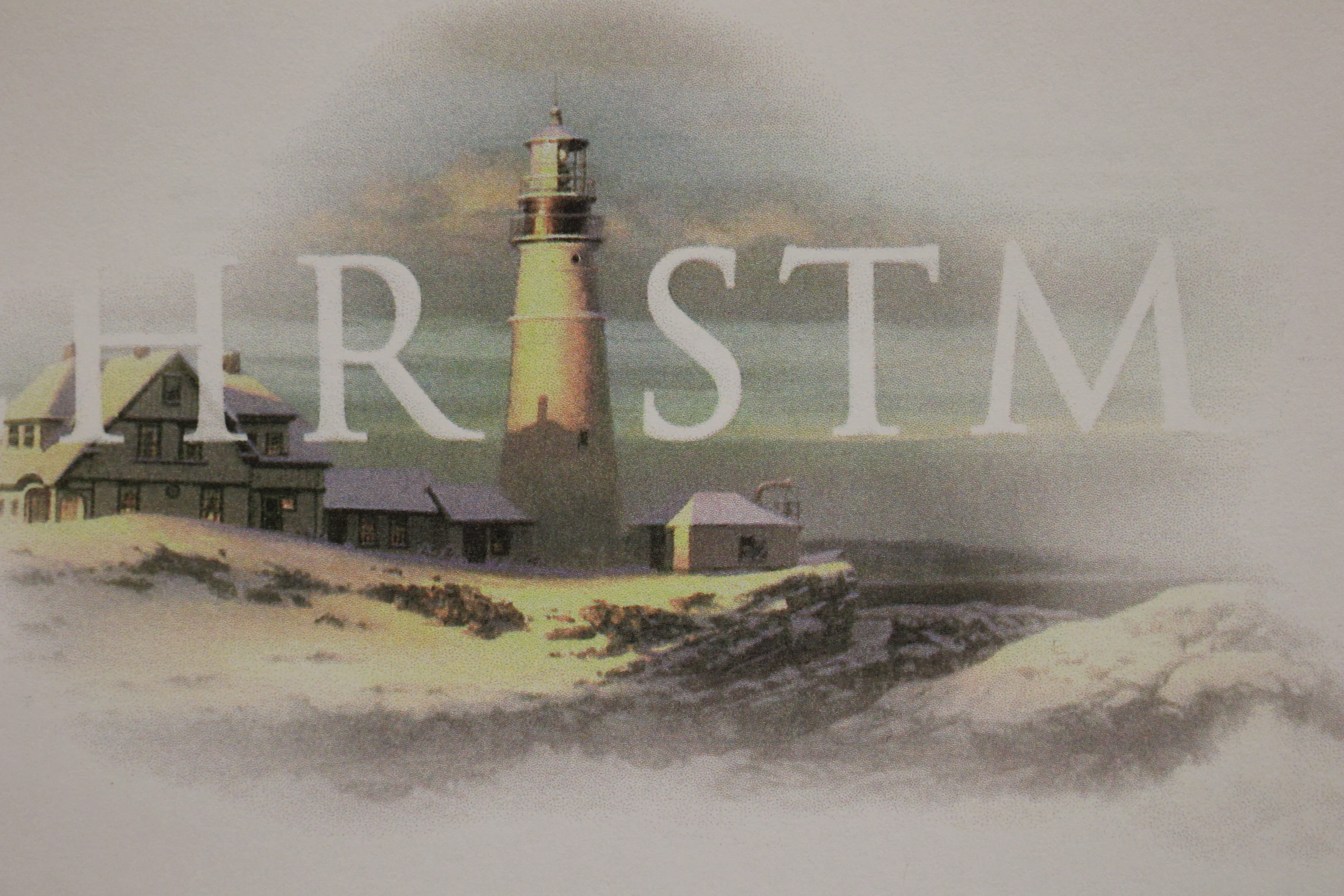 Vintage National Geographic 1996 The Lightkeeper's Gift Christmas Cards Set - Image 5
