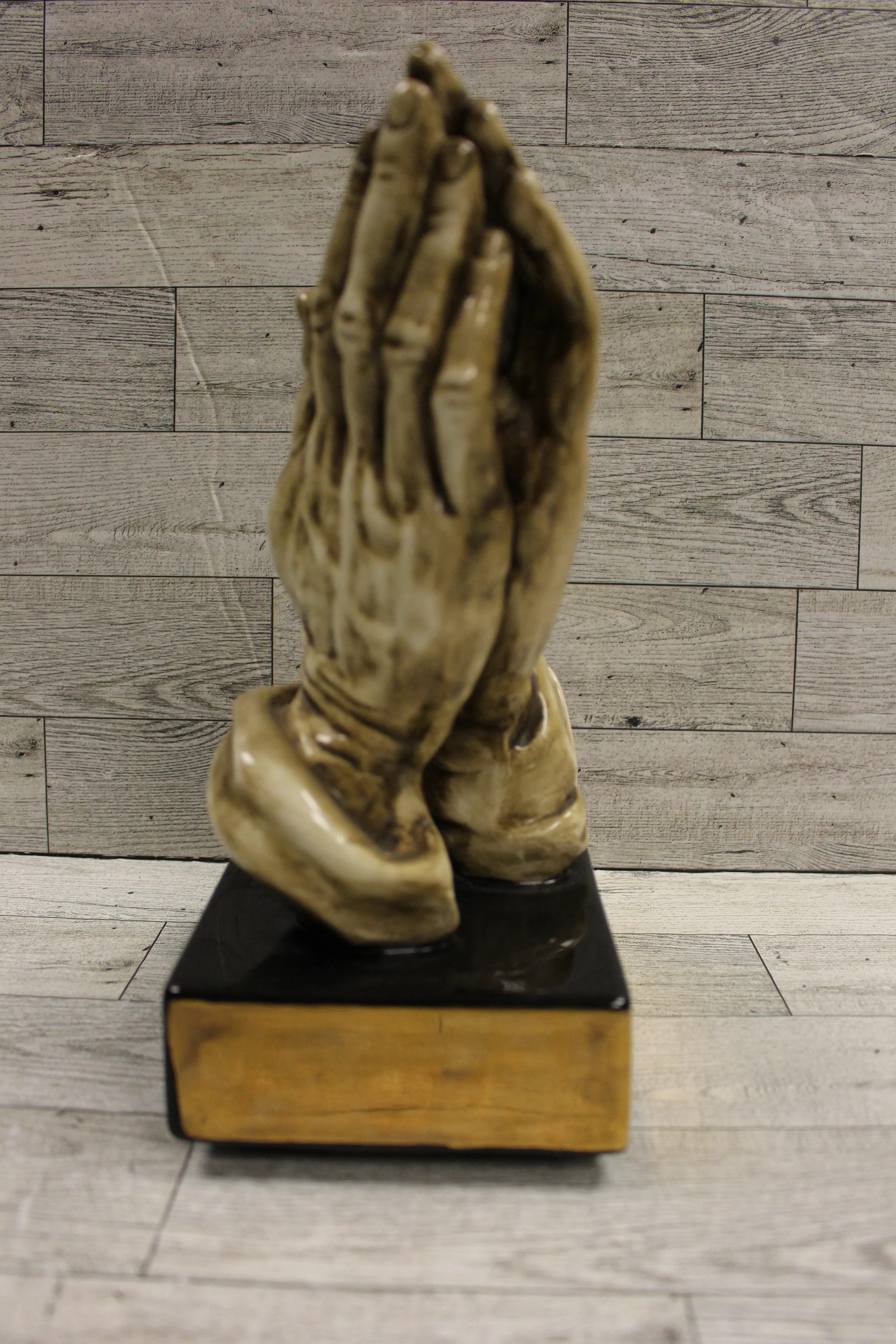 Vintage Praying Hands Statue - 9-3/4" tall - Used - Image 5