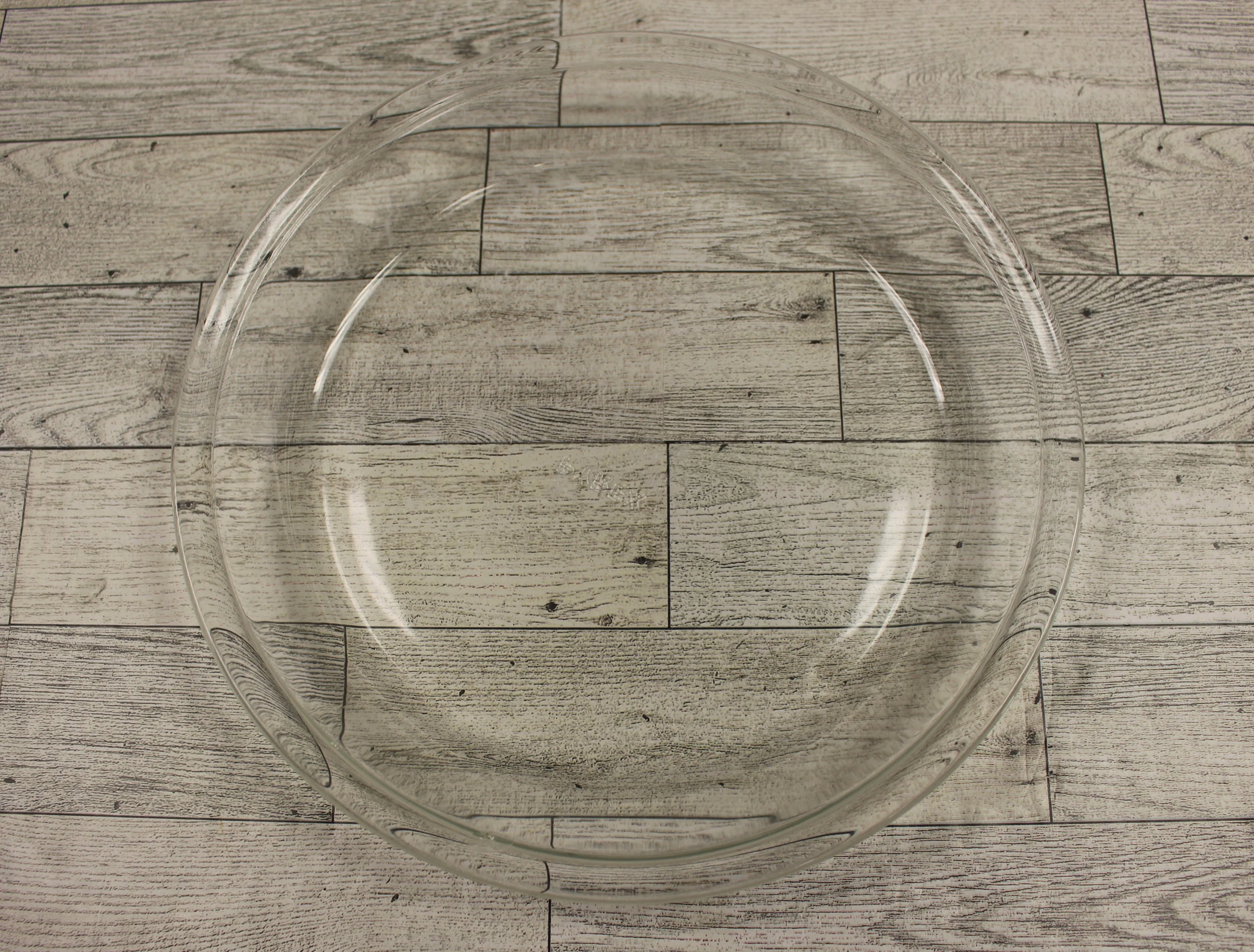 Vintage Pyrex Clear Pie Plate Dish - 9.5" - Pyrex 229 - Used
