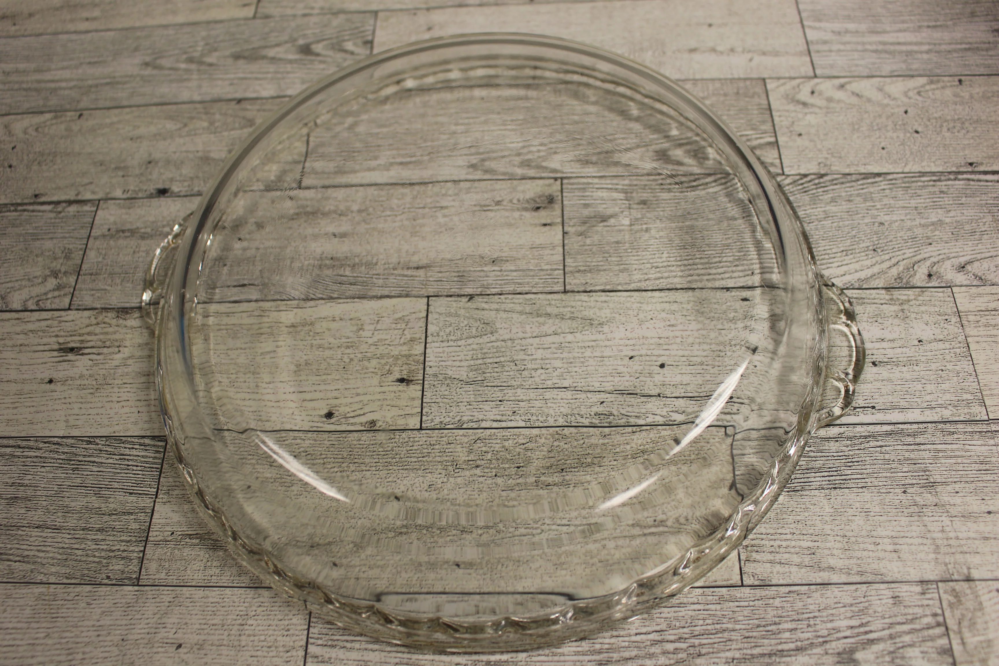 Vintage Pyrex Clear Pie Plate Dish - 9.5" - Pyrex 229 - Used - Image 2