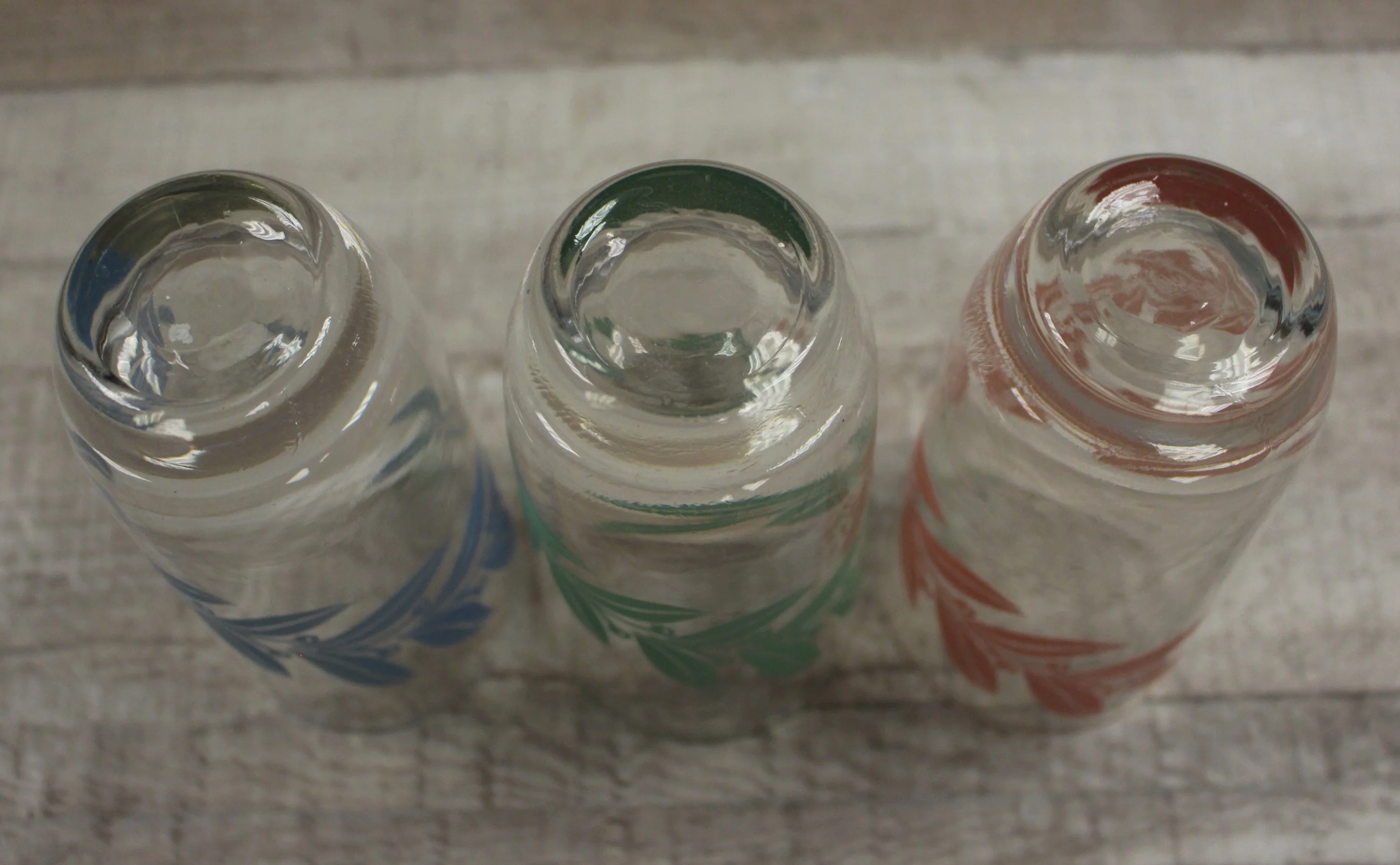 Vintage Retro Mid Century Drinking Glasses Set - Set of 3 - Used - Image 3