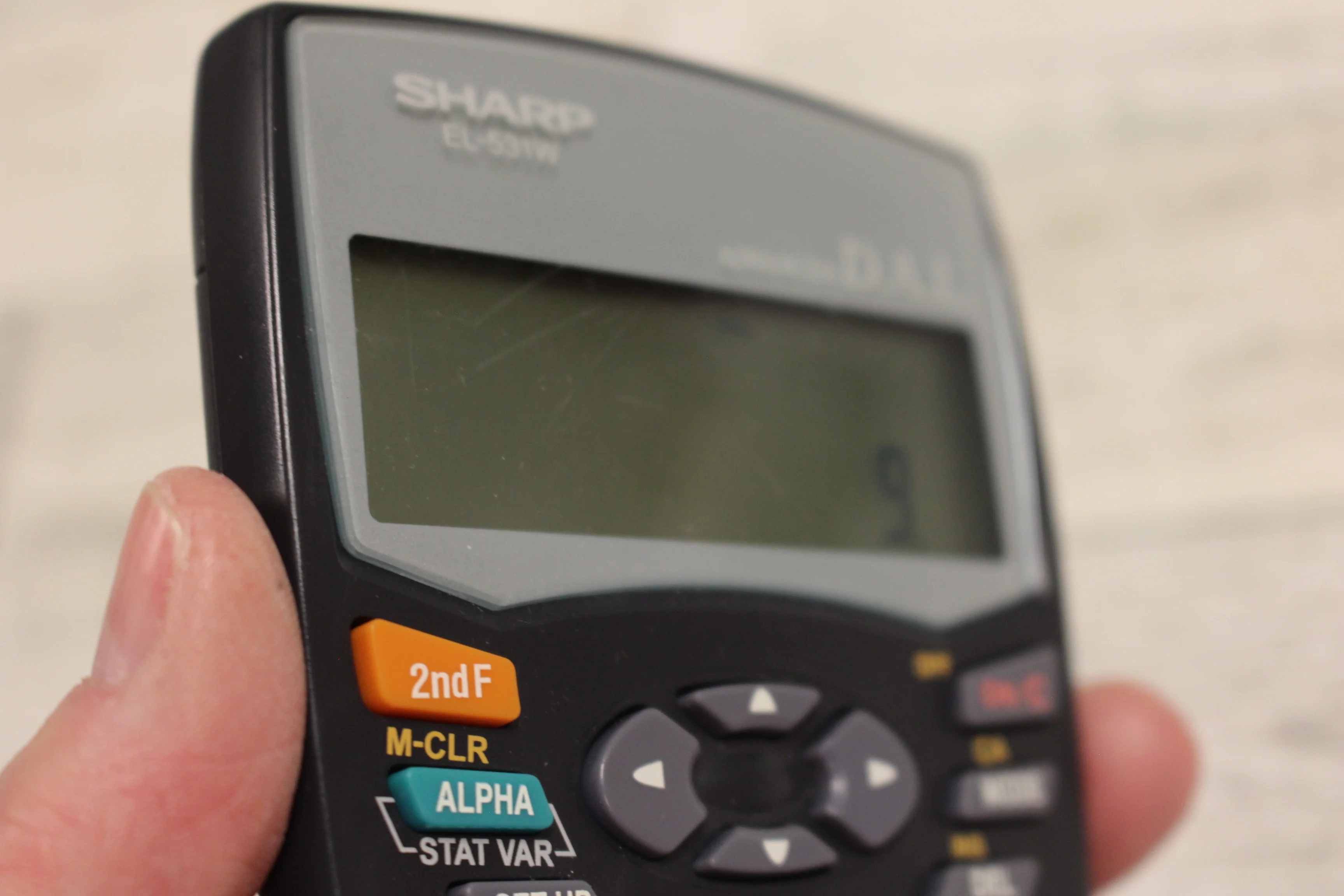 Vintage Sharp EL-531W Calculator - Advanced DAL - Used - Image 2