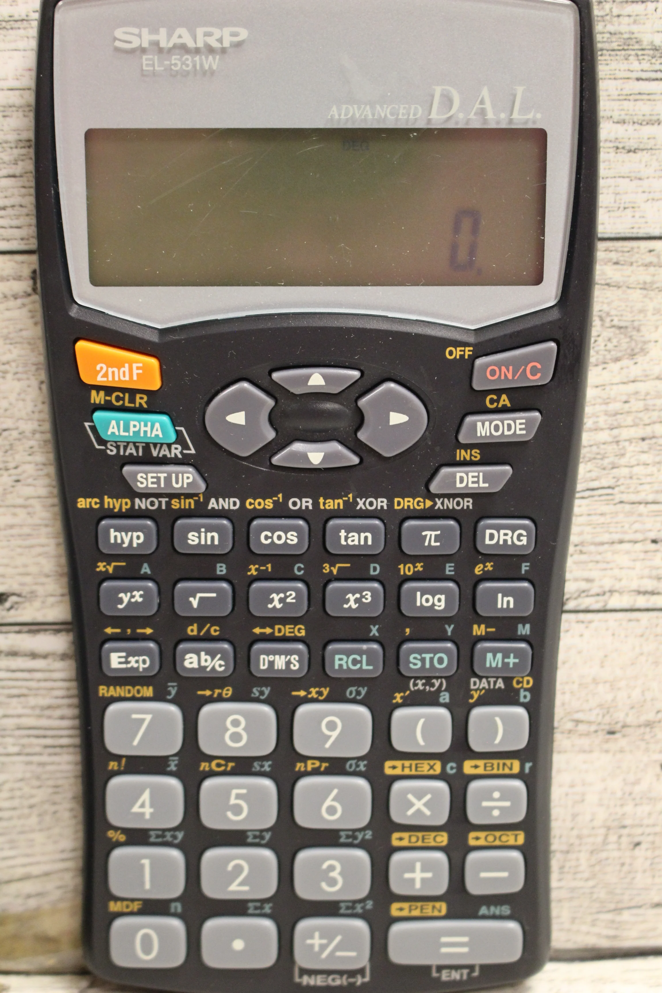 Vintage Sharp EL-531W Calculator - Advanced DAL - Used - Image 7