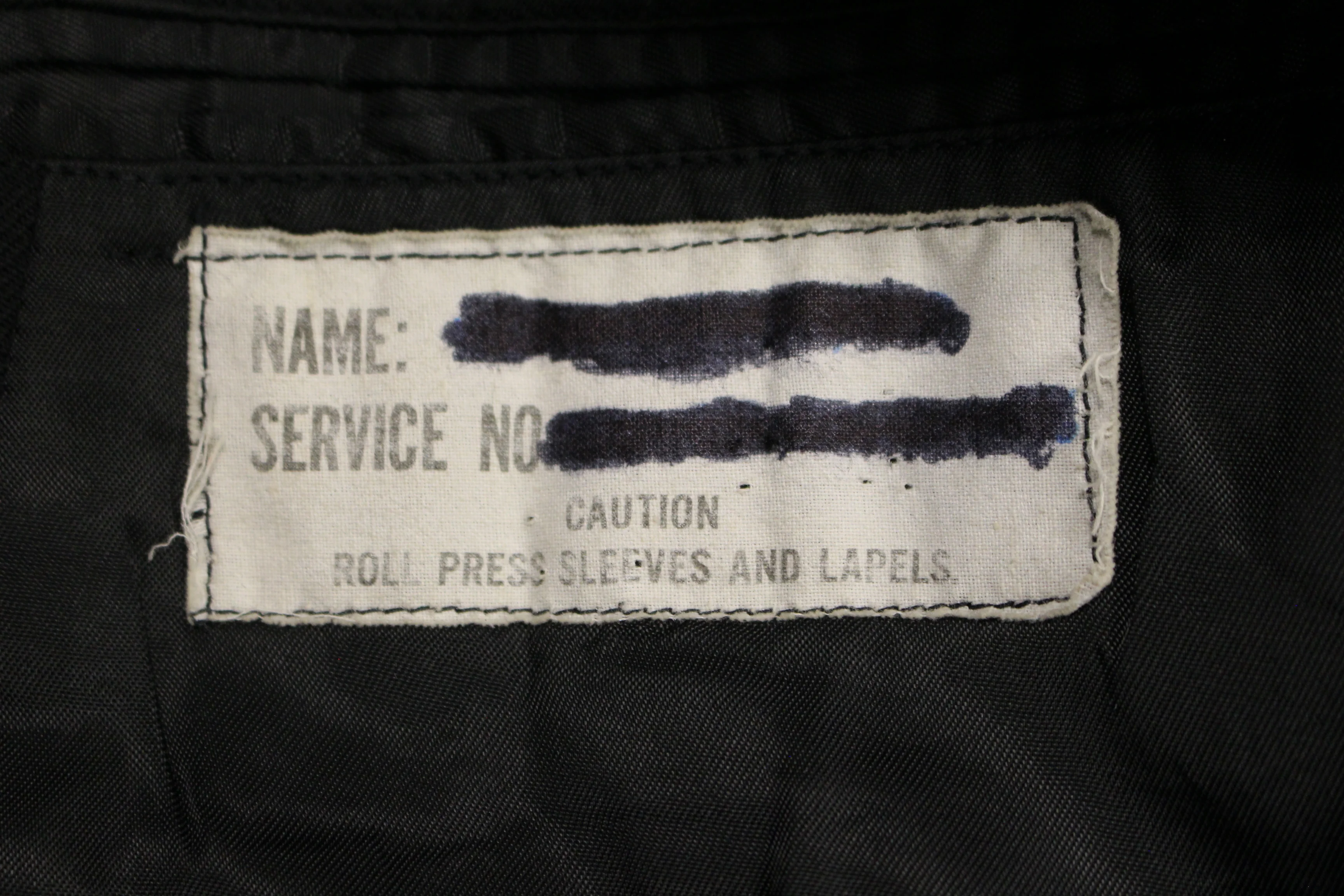 Vintage US Navy Military Man's Wool Winter Dress Coat - Size:38L - Used - Image 6