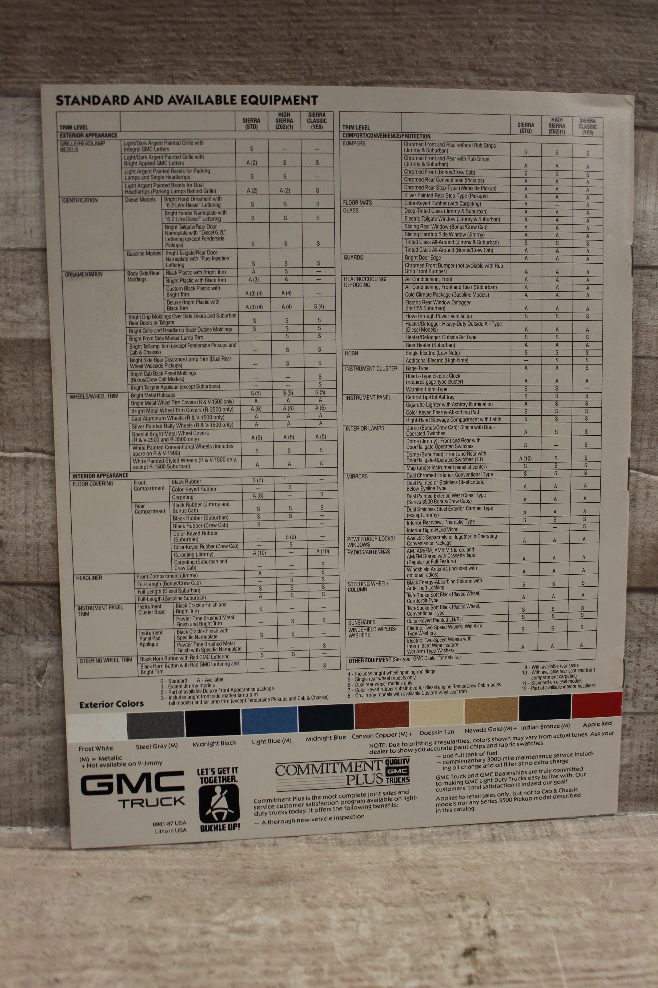 Vintage V-Jimmy Suburban Brochure Catalog -Used - Image 3