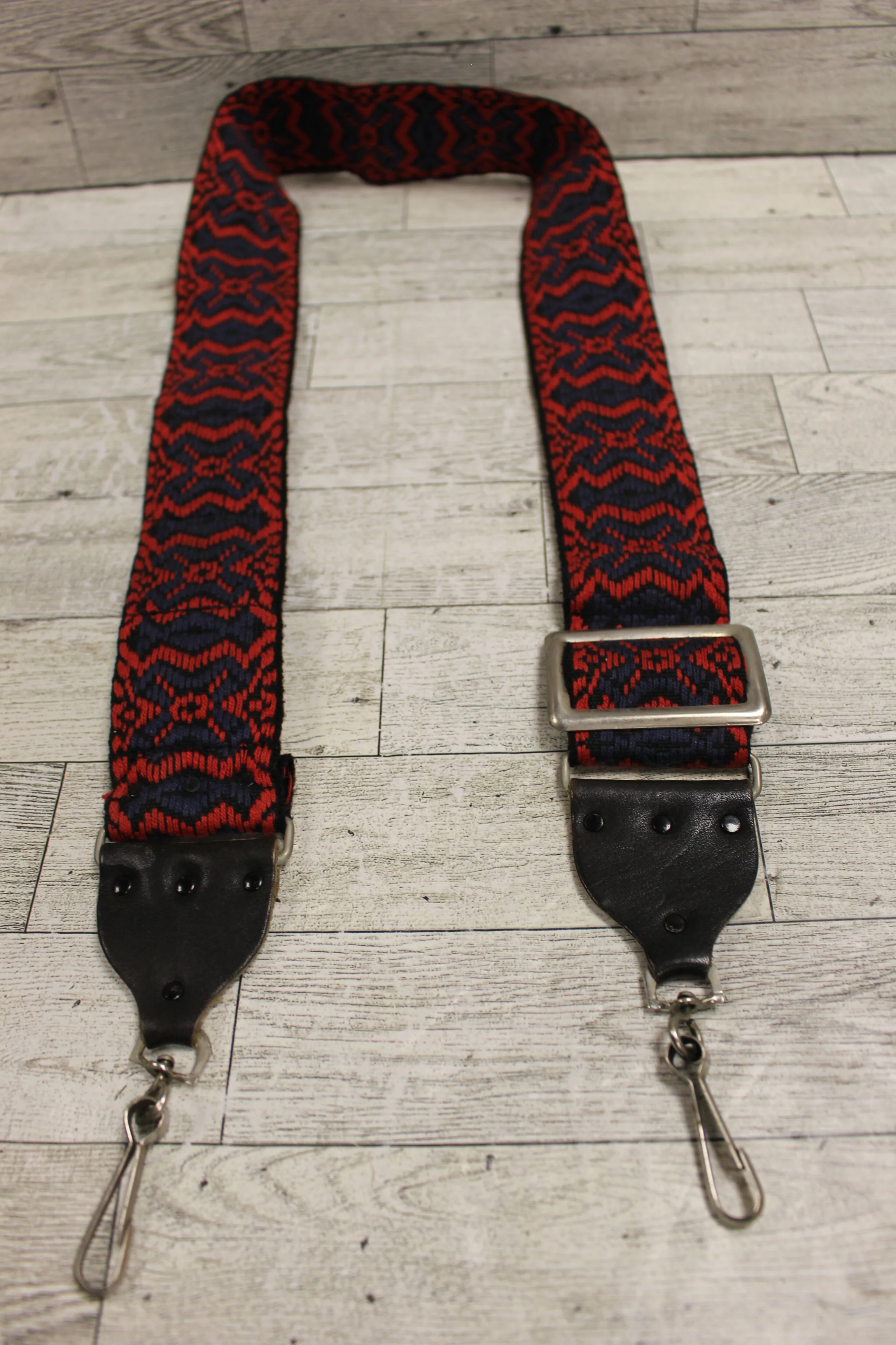 Vintage Wide Woven Retro Camera Strap - Used