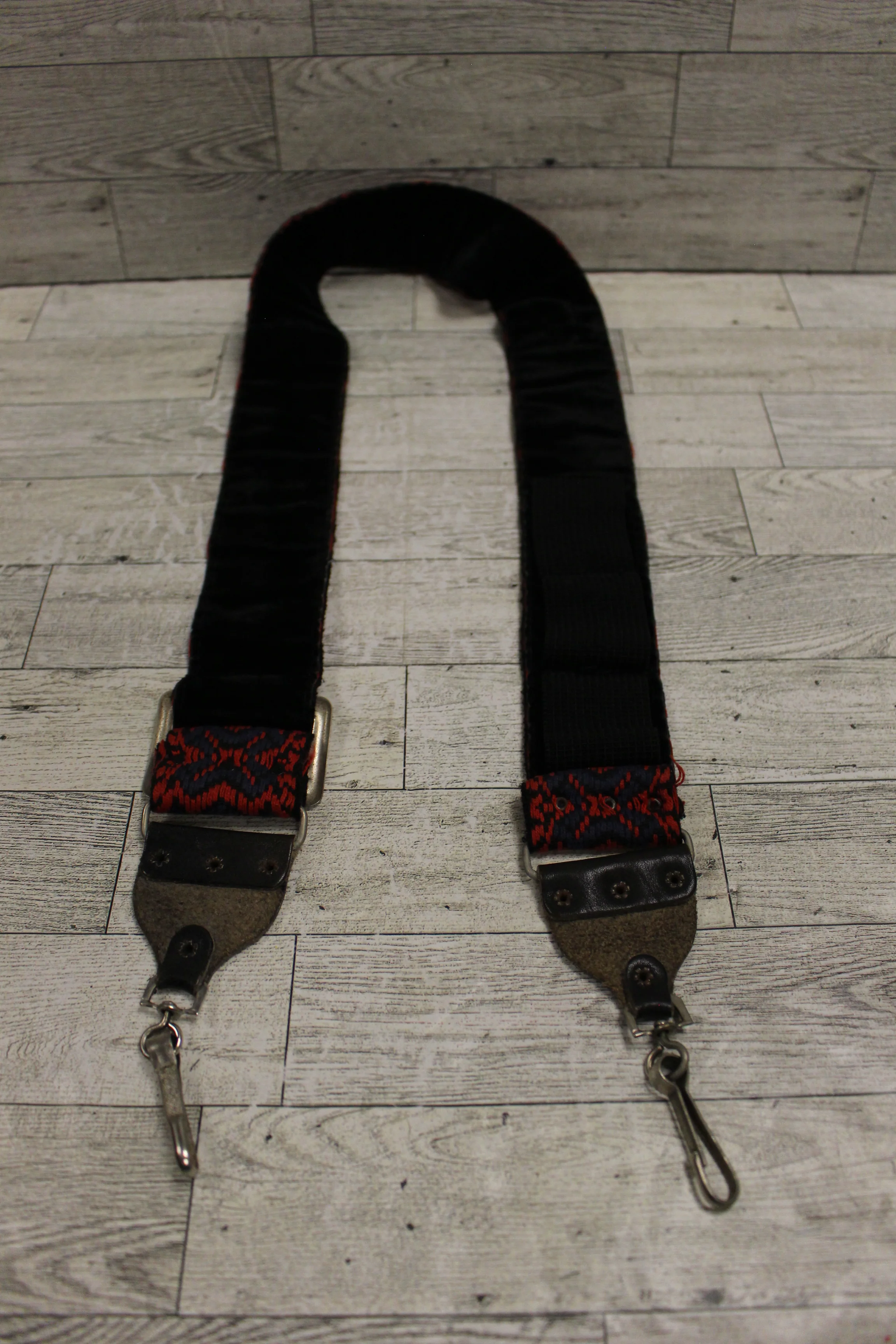 Vintage Wide Woven Retro Camera Strap - Used - Image 2