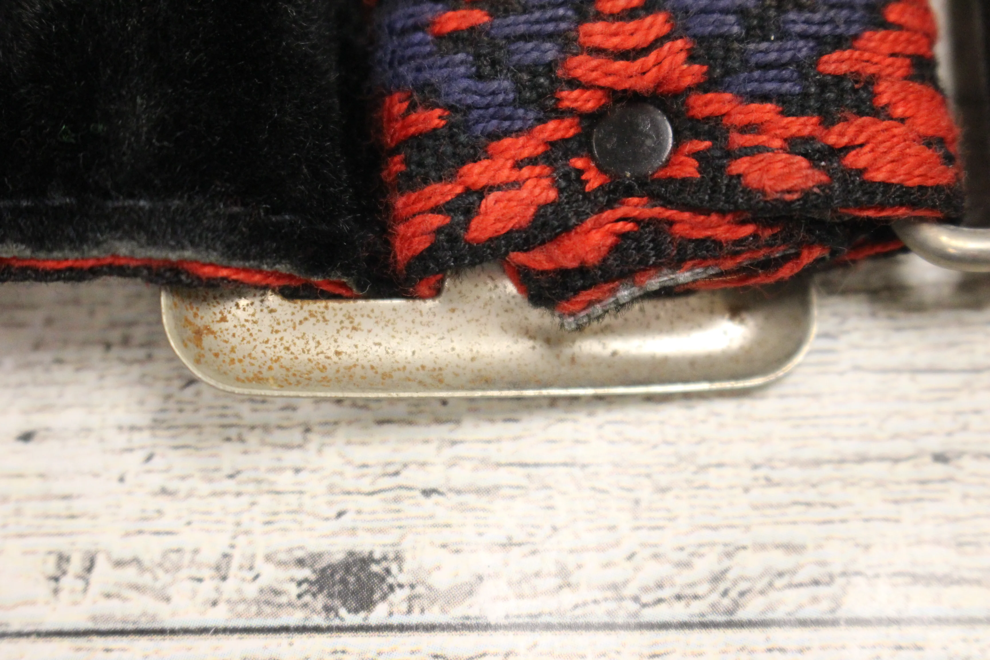 Vintage Wide Woven Retro Camera Strap - Used - Image 4