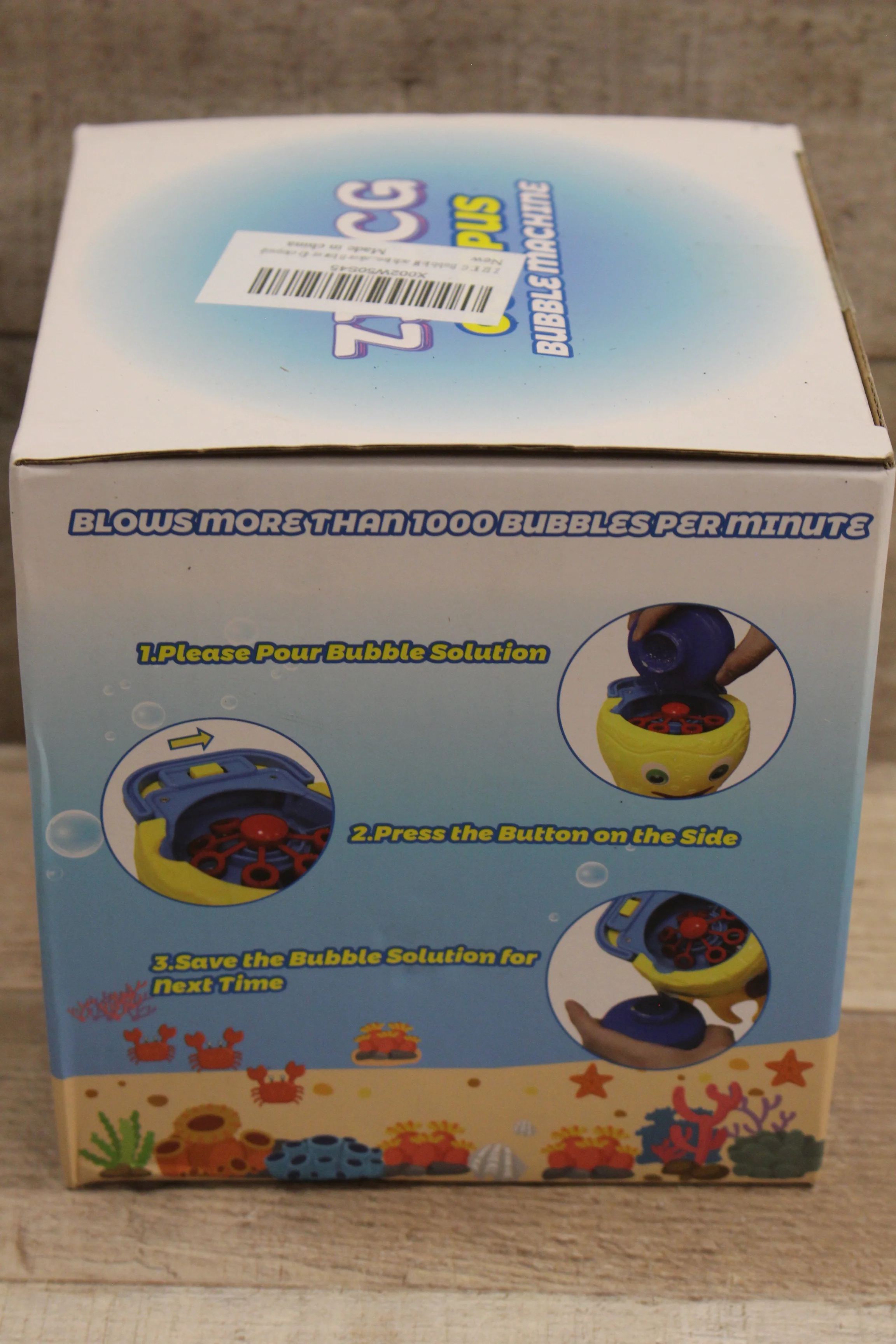 Wanna Bubbles Octopus Automatic Bubble Making Machine - Requires Batteries - New - Image 3
