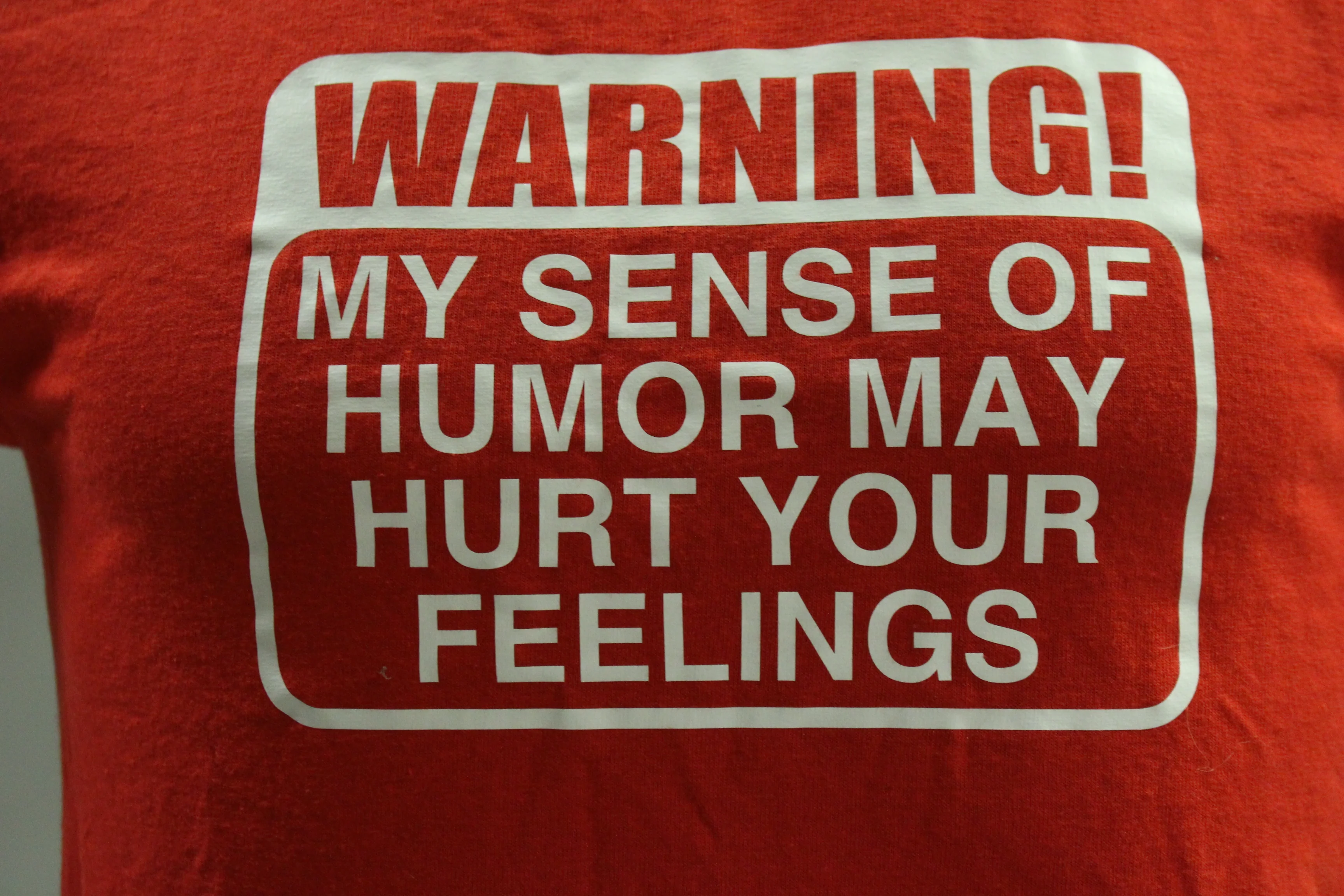 Warning My Sense of Humor May Hurt Your Feelings T-Shirt - Small - Used - Image 2