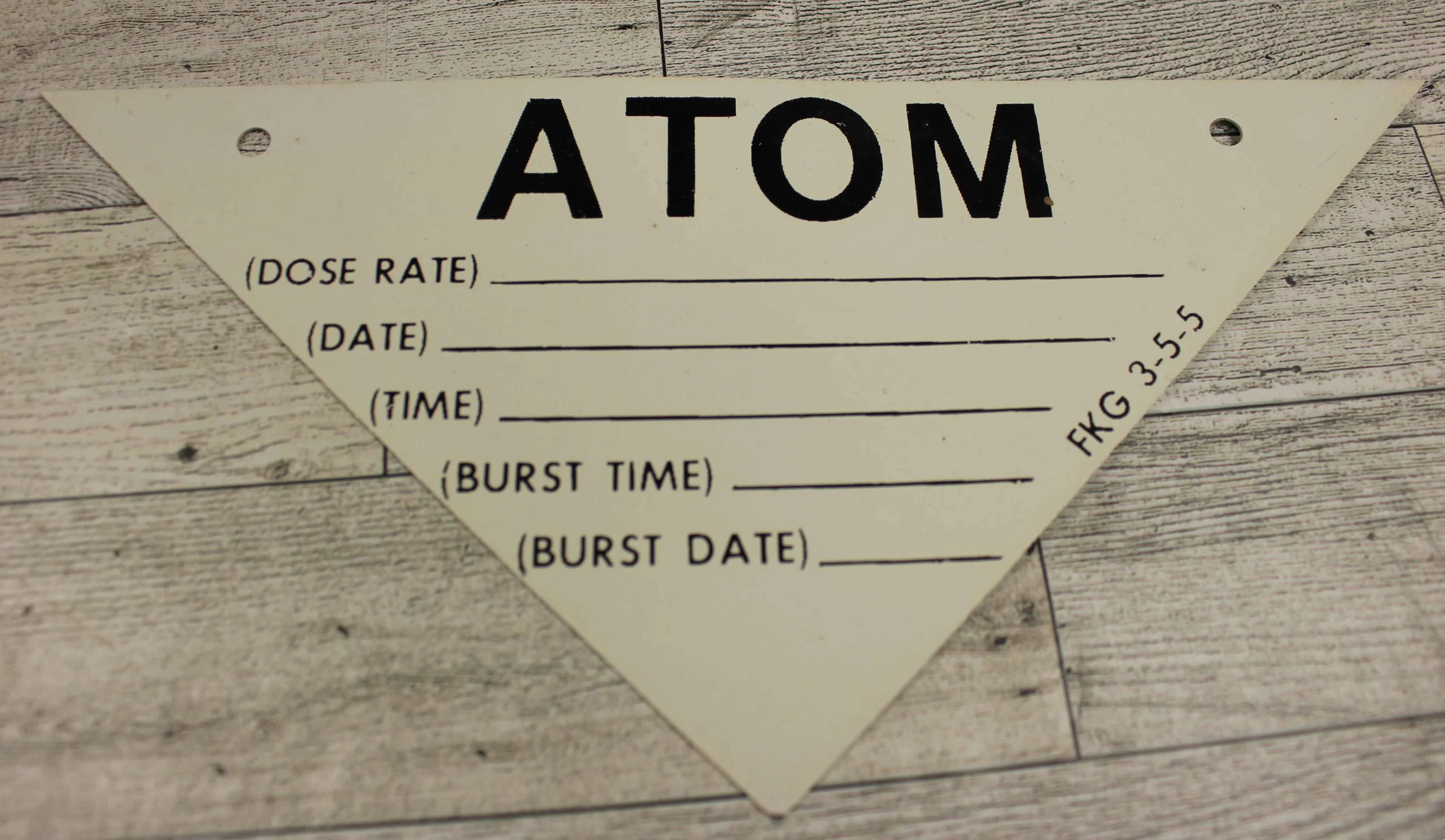 Warning Sign - Bio, Atom, or Gas - You Choose