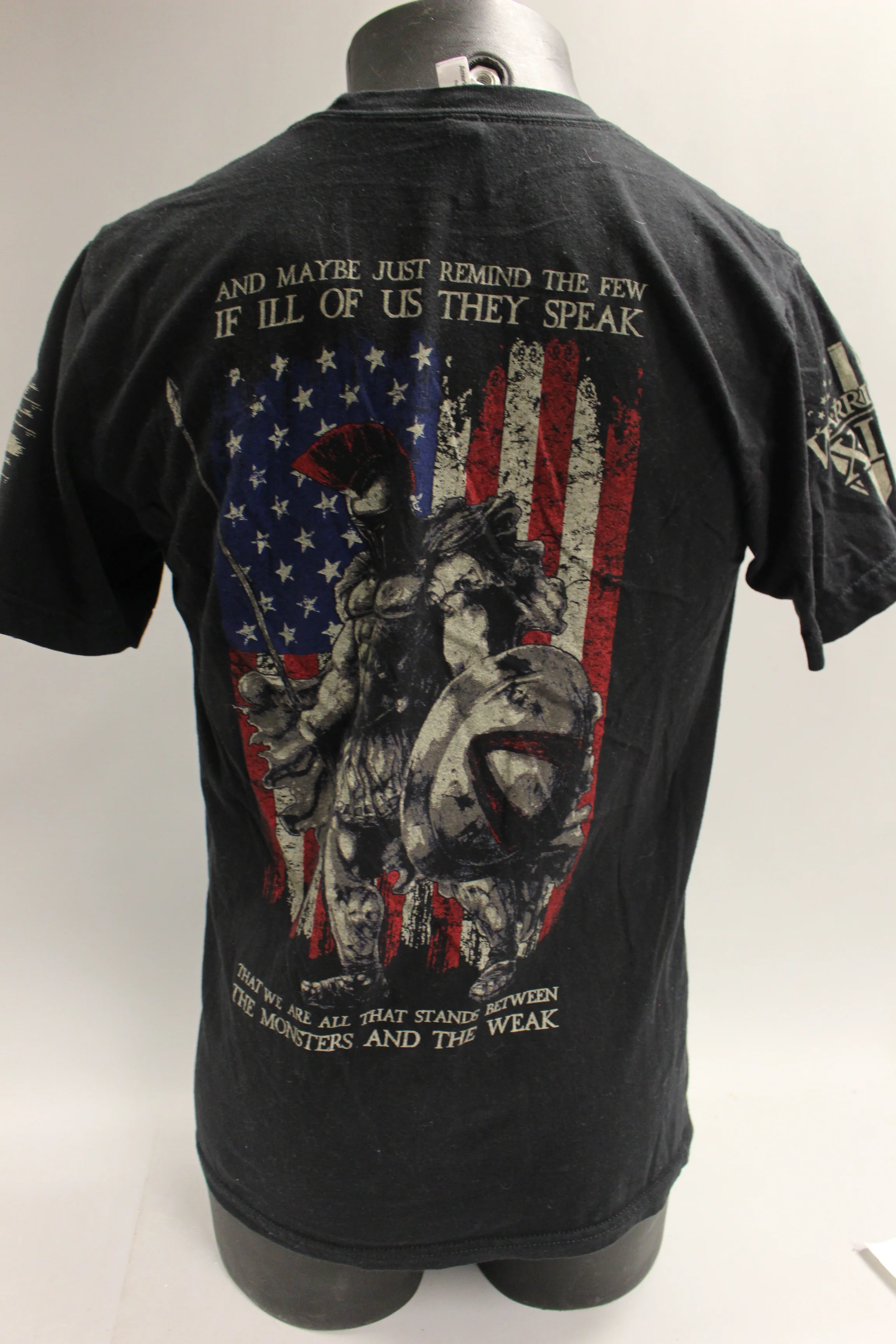 Warrior Apparel Come and Take It Men's Crew Neck T Shirt -Black -Medium -Used - Image 4