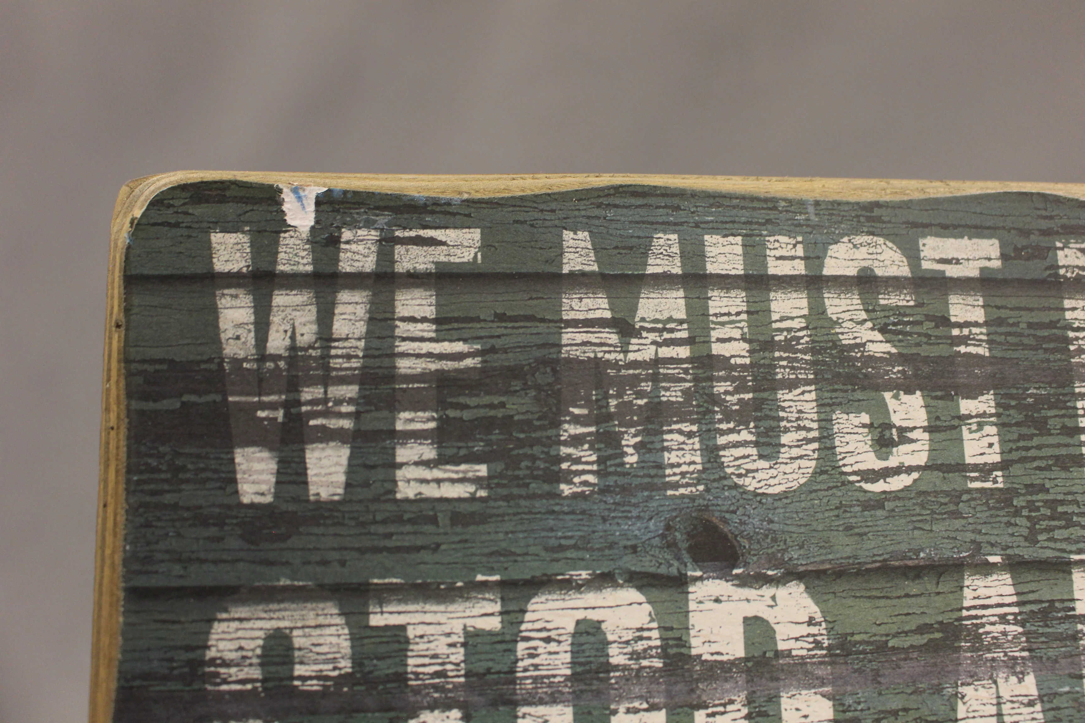 We Must Find Time To Stop & Thank The People Who Make A Difference Sign - Image 2
