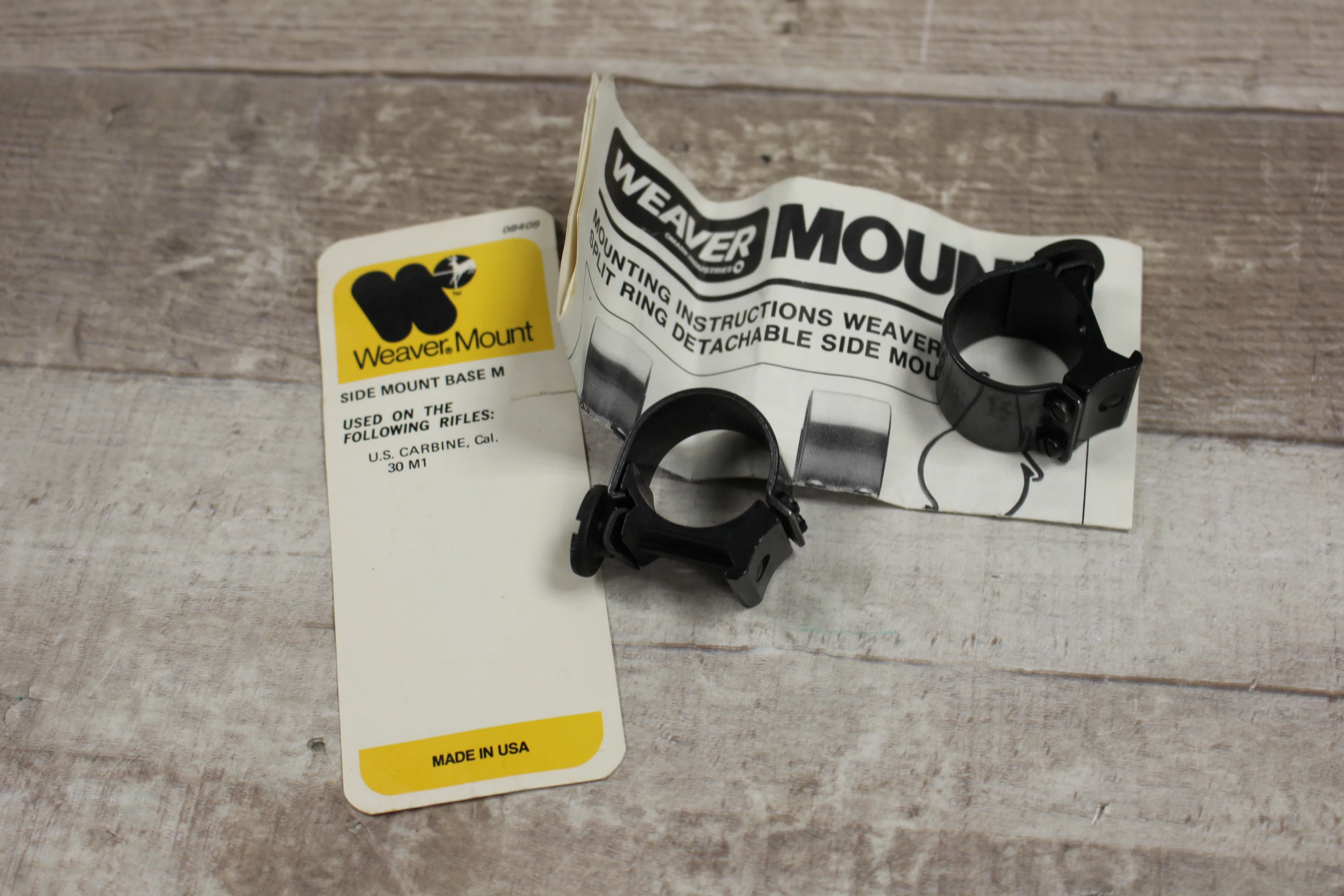 Weaver Mount Side Mount Base For M1 Carbine 30 Cal -Used