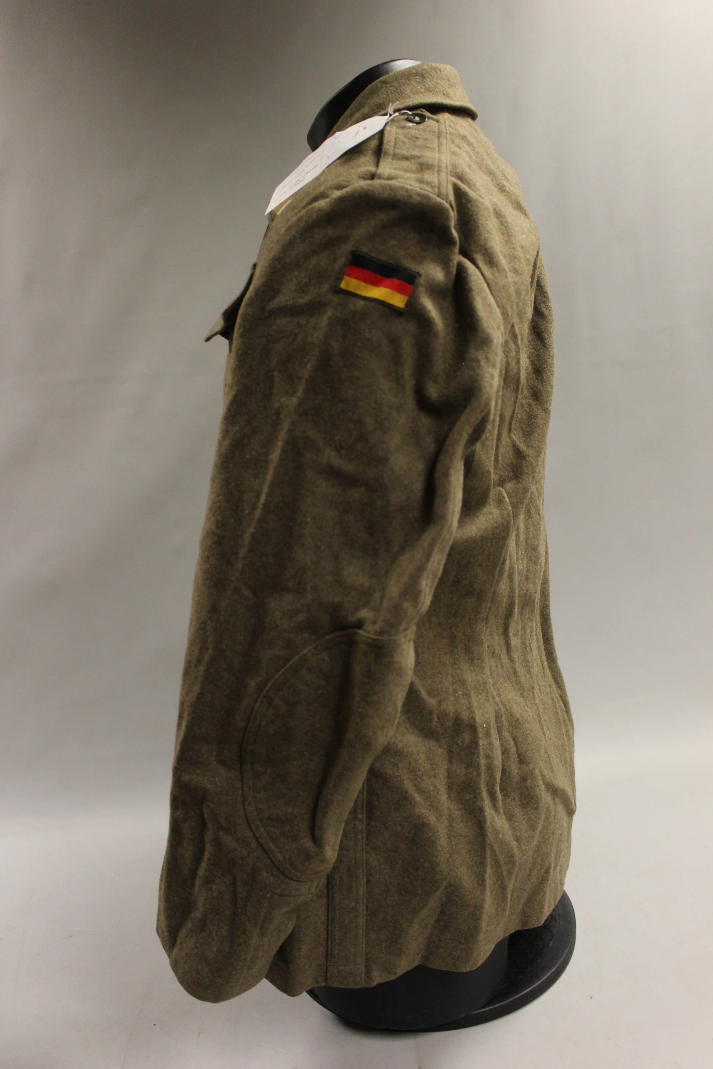 West Germany Army Wool Coat - Olive Drab - Chest: 36" - Used (2) - Image 4