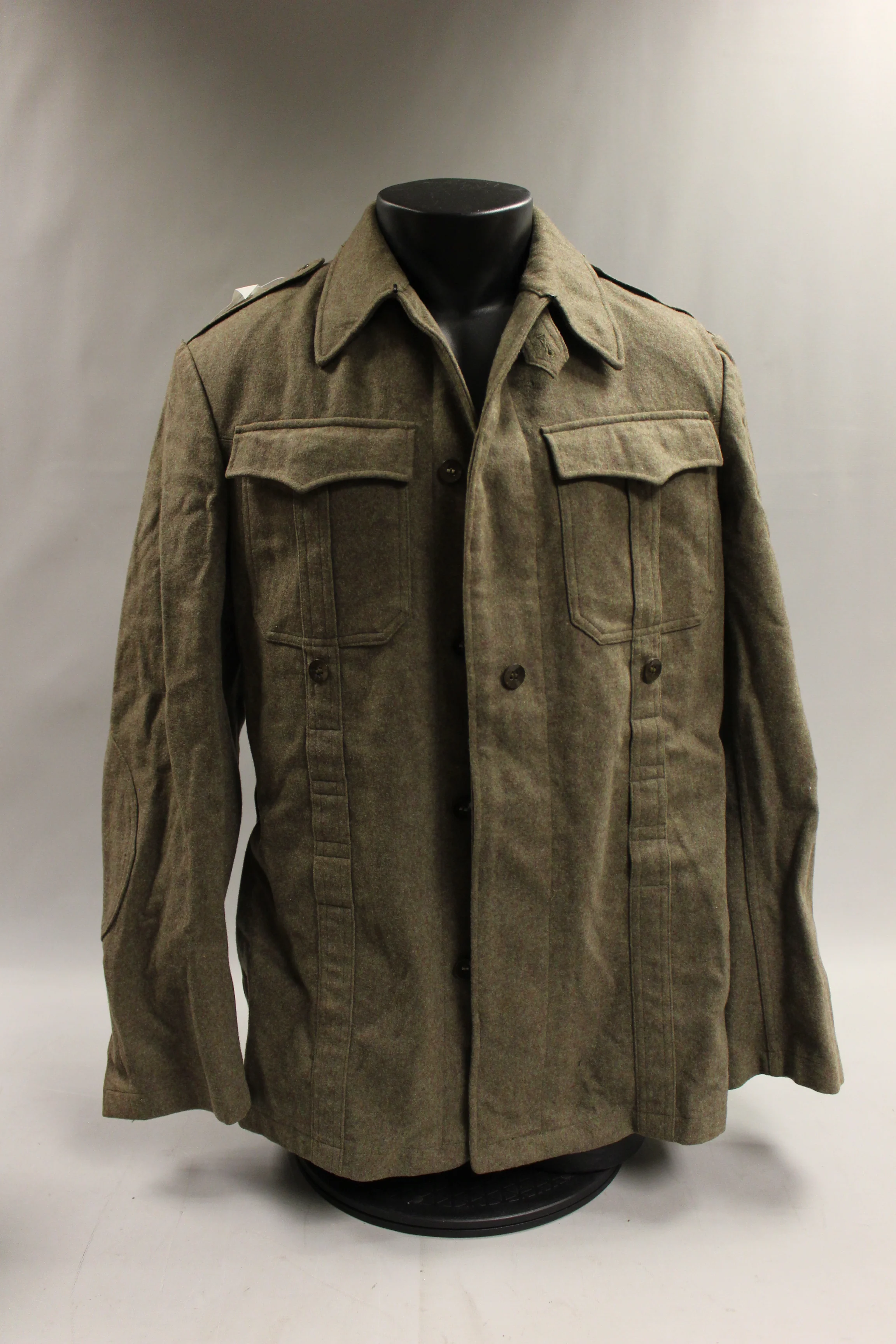 West Germany Army Wool Coat - Olive Drab - Chest: 41" - Used (1)