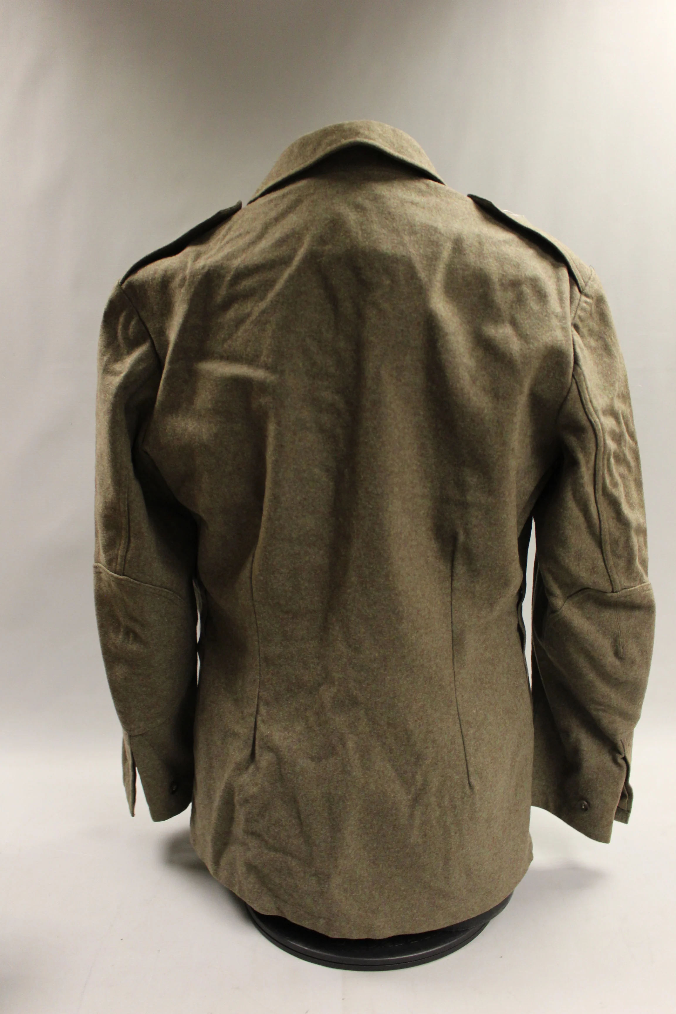 West Germany Army Wool Coat - Olive Drab - Chest: 41" - Used (1) - Image 3