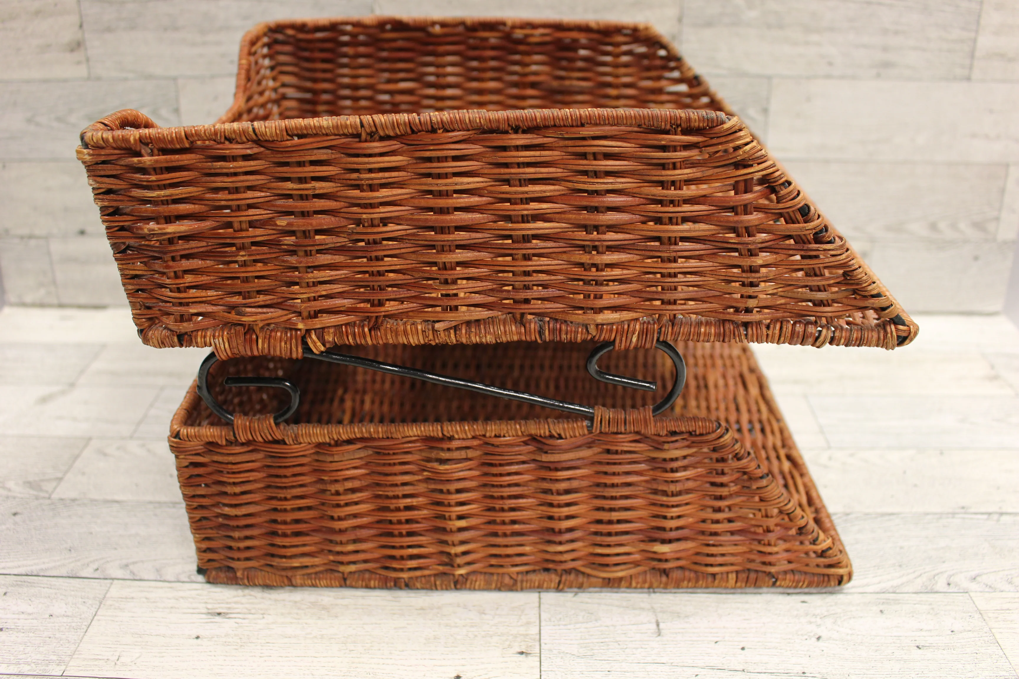 Wicker Double Letter Tray - Used - Image 5
