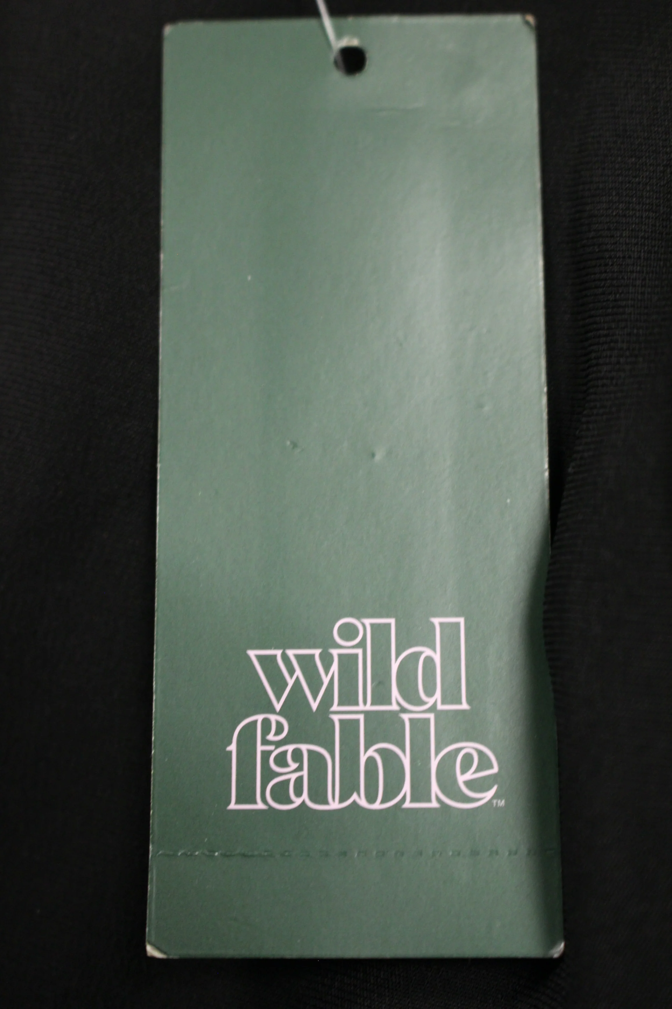 Wild Fable Crop Top/Blouse - Size: Large - Black - New - Image 3