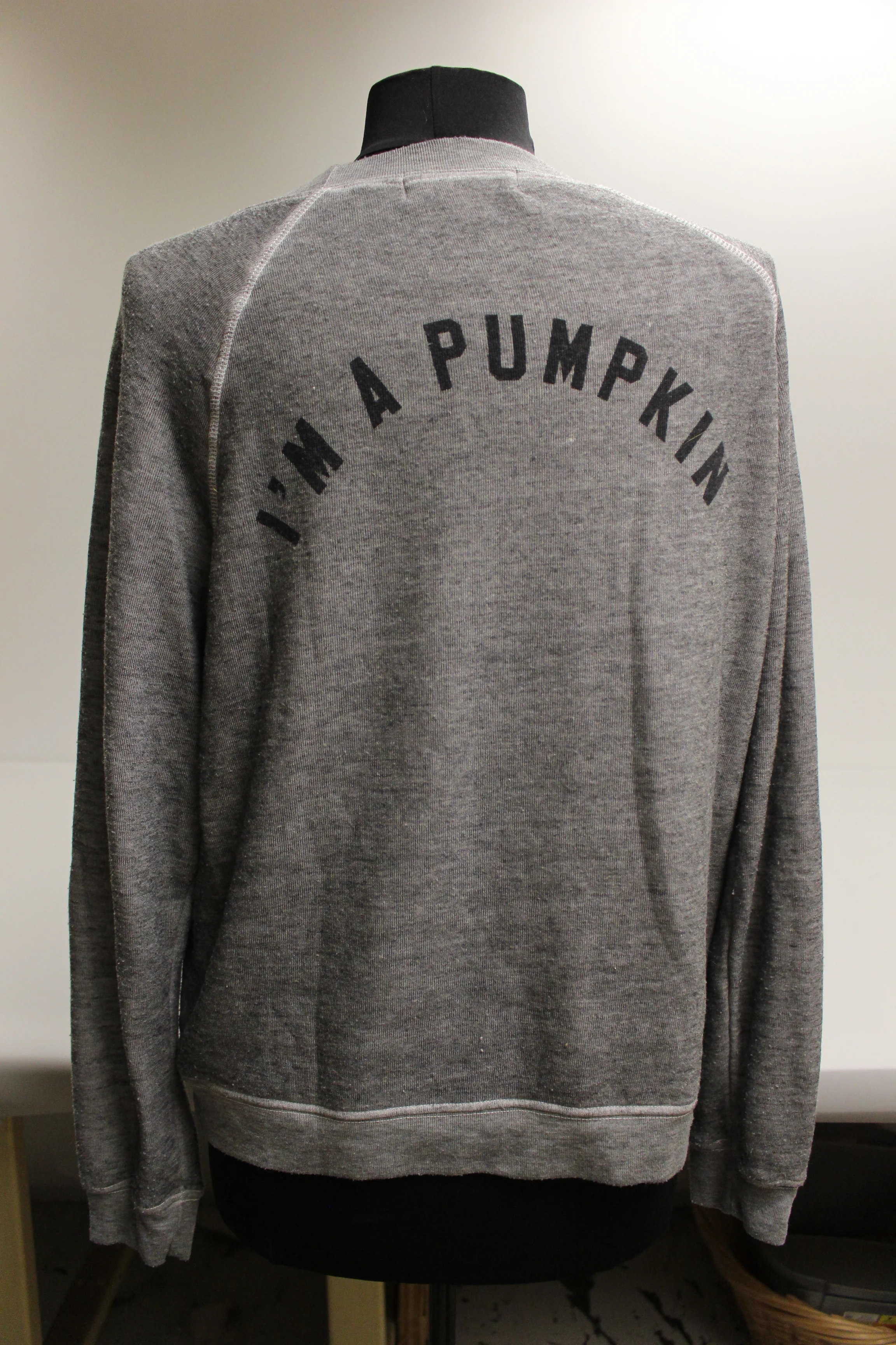 Wildfox "I'm A Pumpkin" Jack-O-Lantern Sweatshirt - Small - Used - Image 2