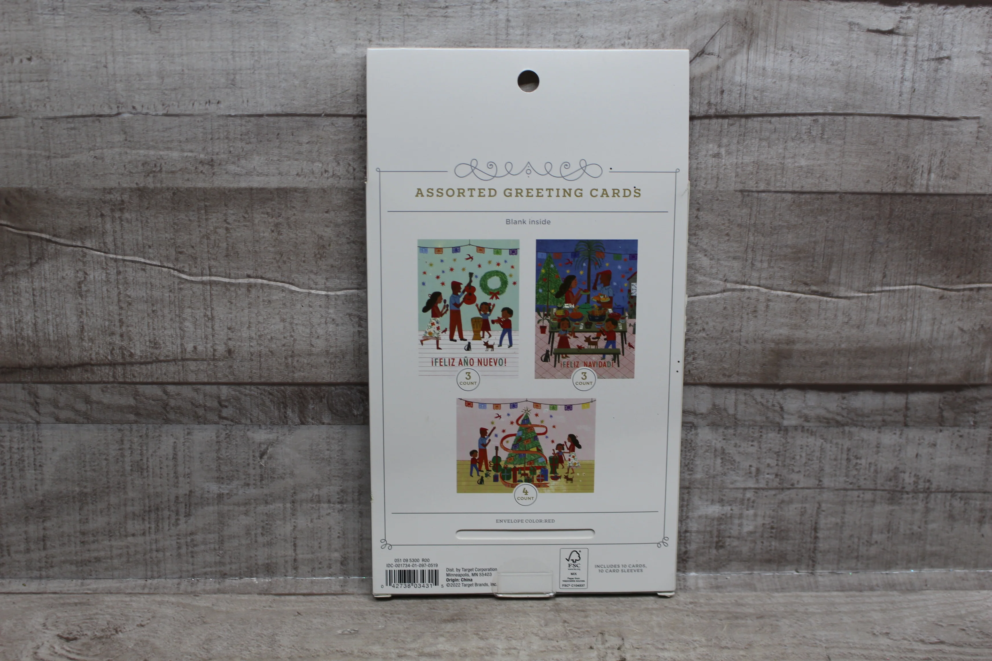 Wondershop By Target Assorted Spanish 10-Pack Of Greeting Cards- New - Image 2