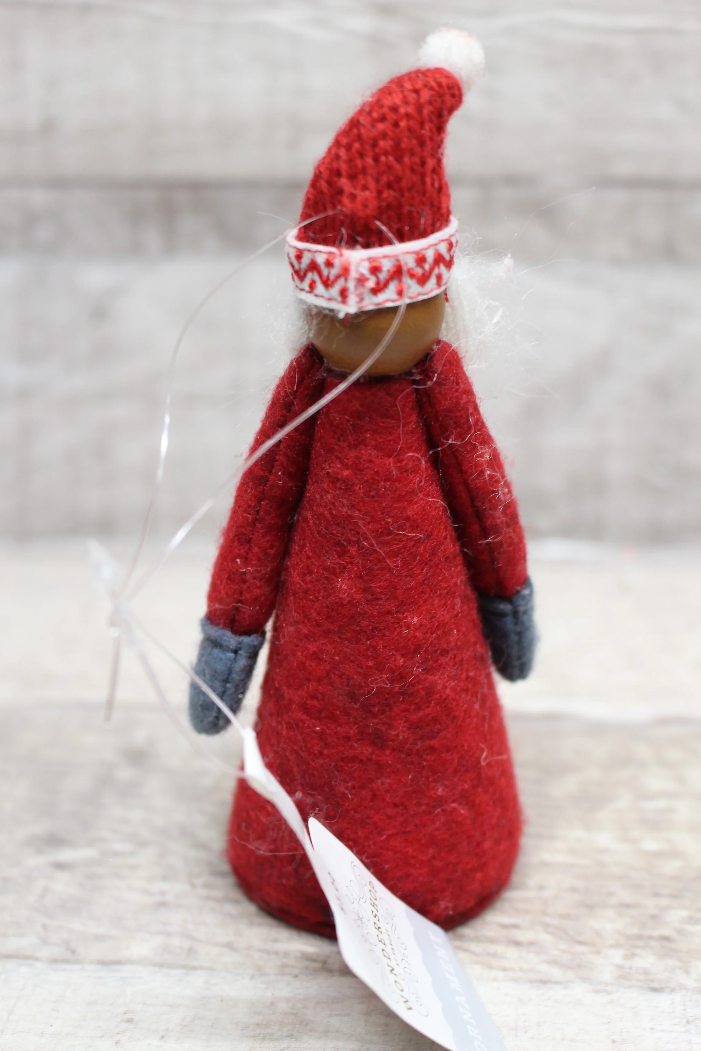 Wondershop By Target Black Santa Claus Standing Ornament -New - Image 2