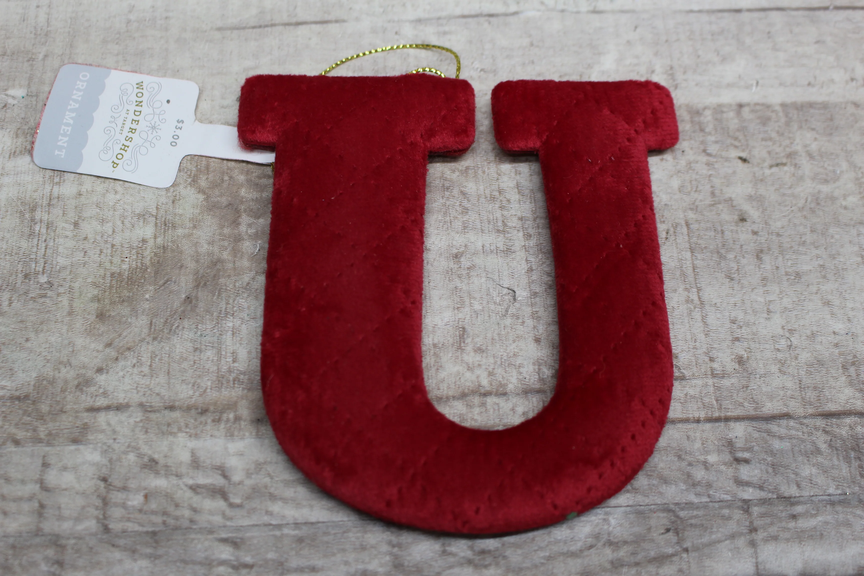 Wondershop By Target Large Initial Ornament - Red - New - Image 5