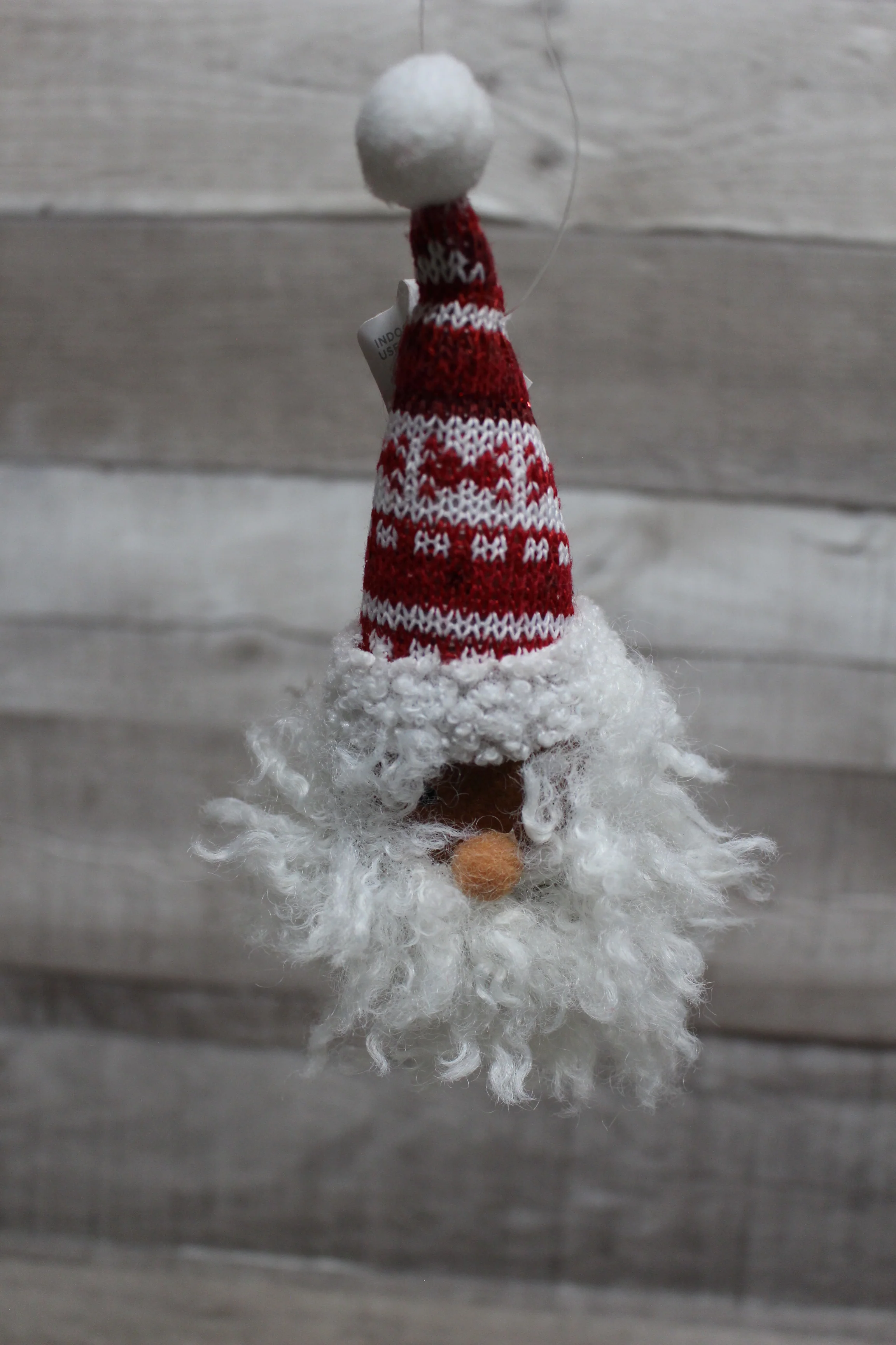 Wondershop By Target Soft Black Santa Claus Ornament -New
